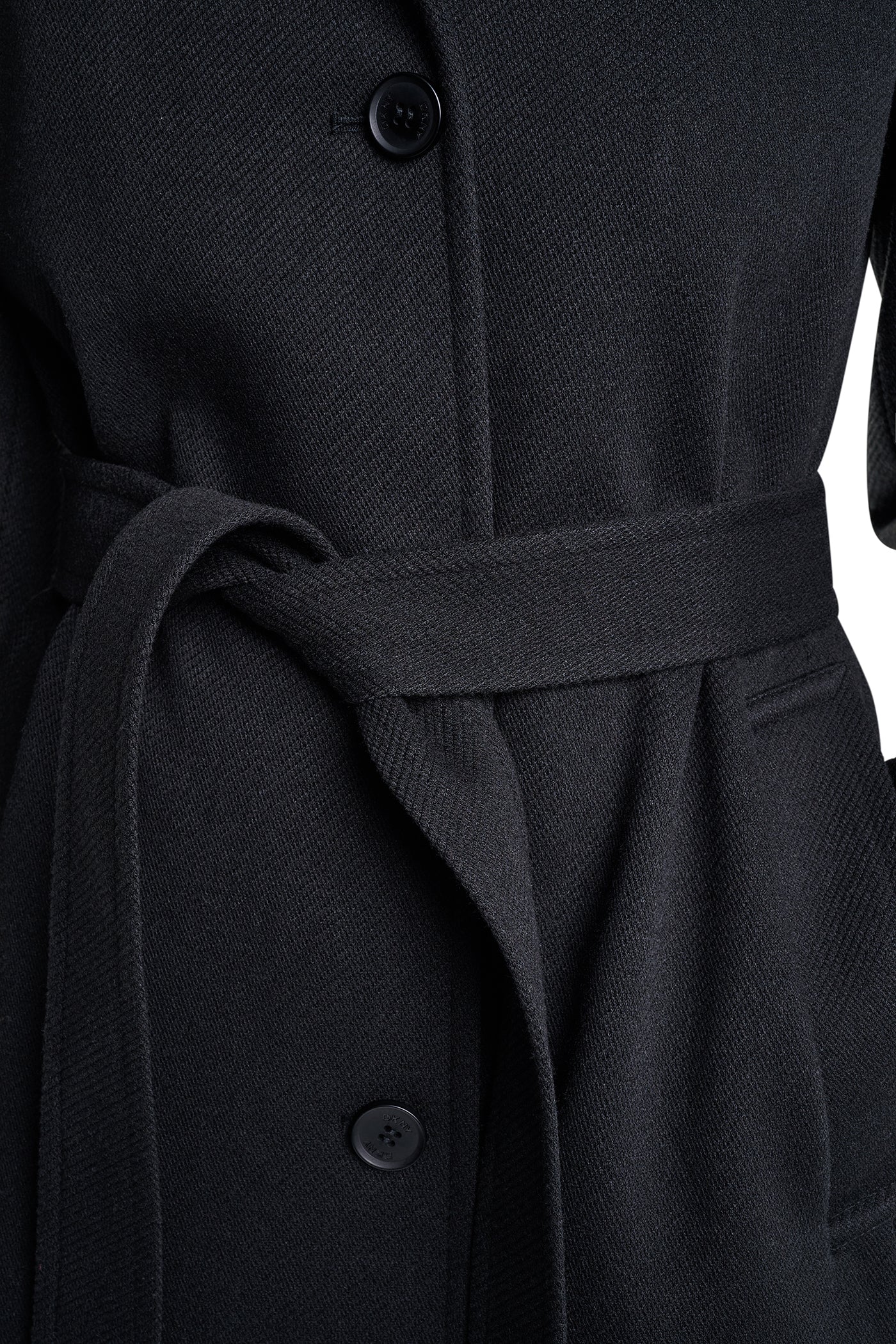 TWILL COAT WITH FUR COLLAR VIEW 6