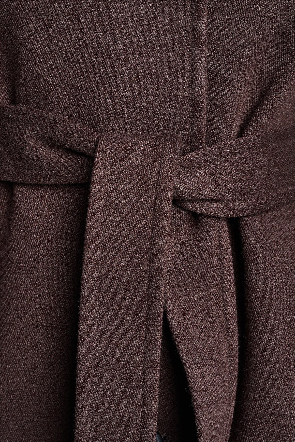 TWILL COAT WITH FUR COLLAR VIEW 2