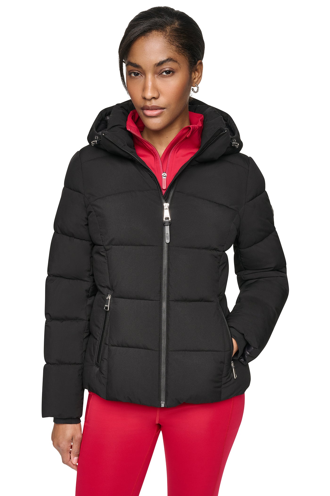 STRETCH PUFFER JACKET View 1 | WOMENS COATS & JACKETS