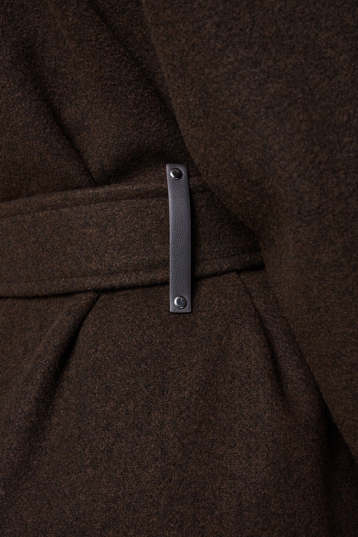 DOUBLE BREASTED WRAP COAT VIEW 2