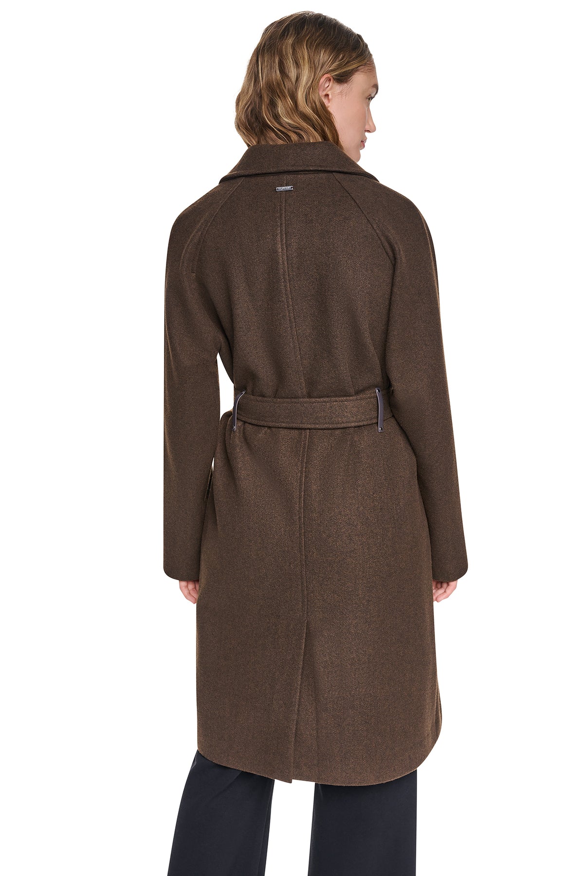 DOUBLE BREASTED WRAP COAT VIEW 2