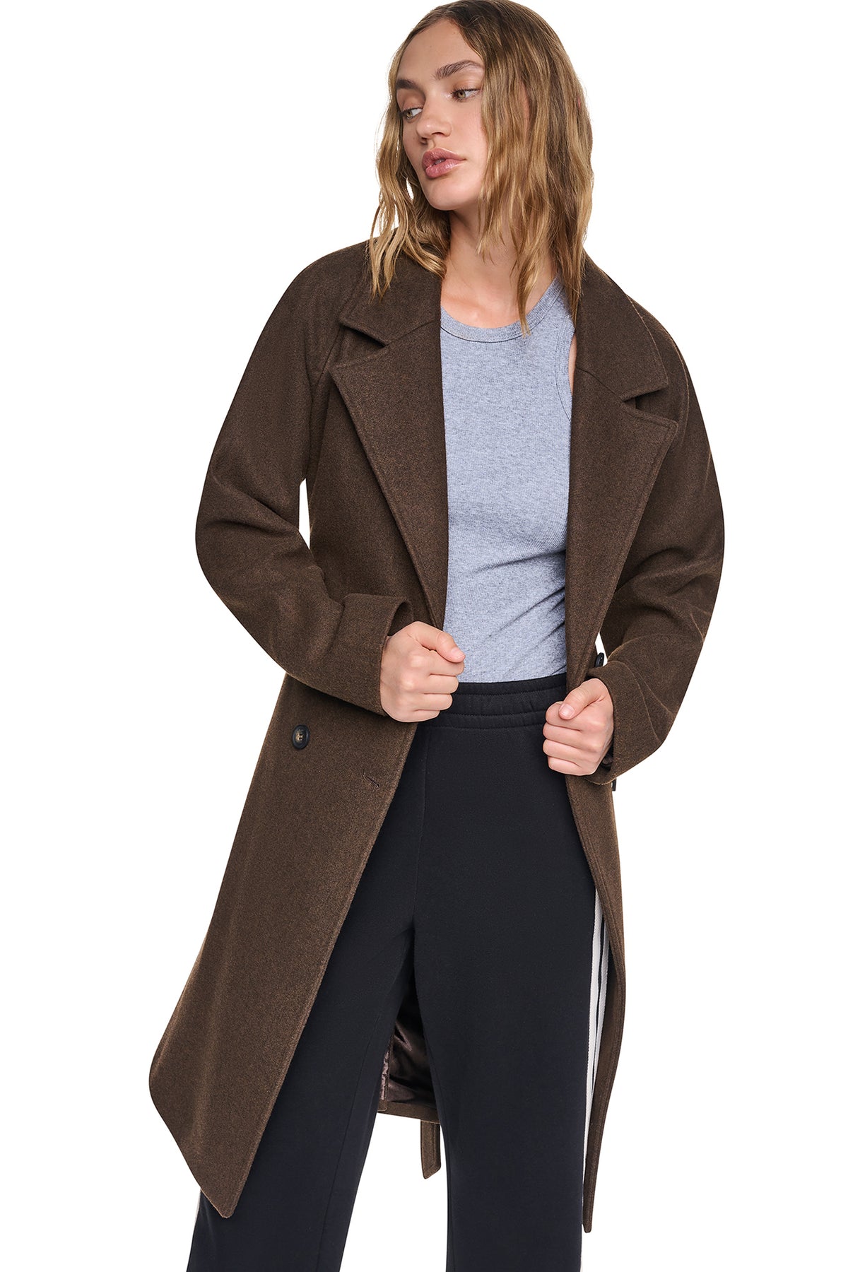 DOUBLE BREASTED WRAP COAT View 1 | Fall Collection