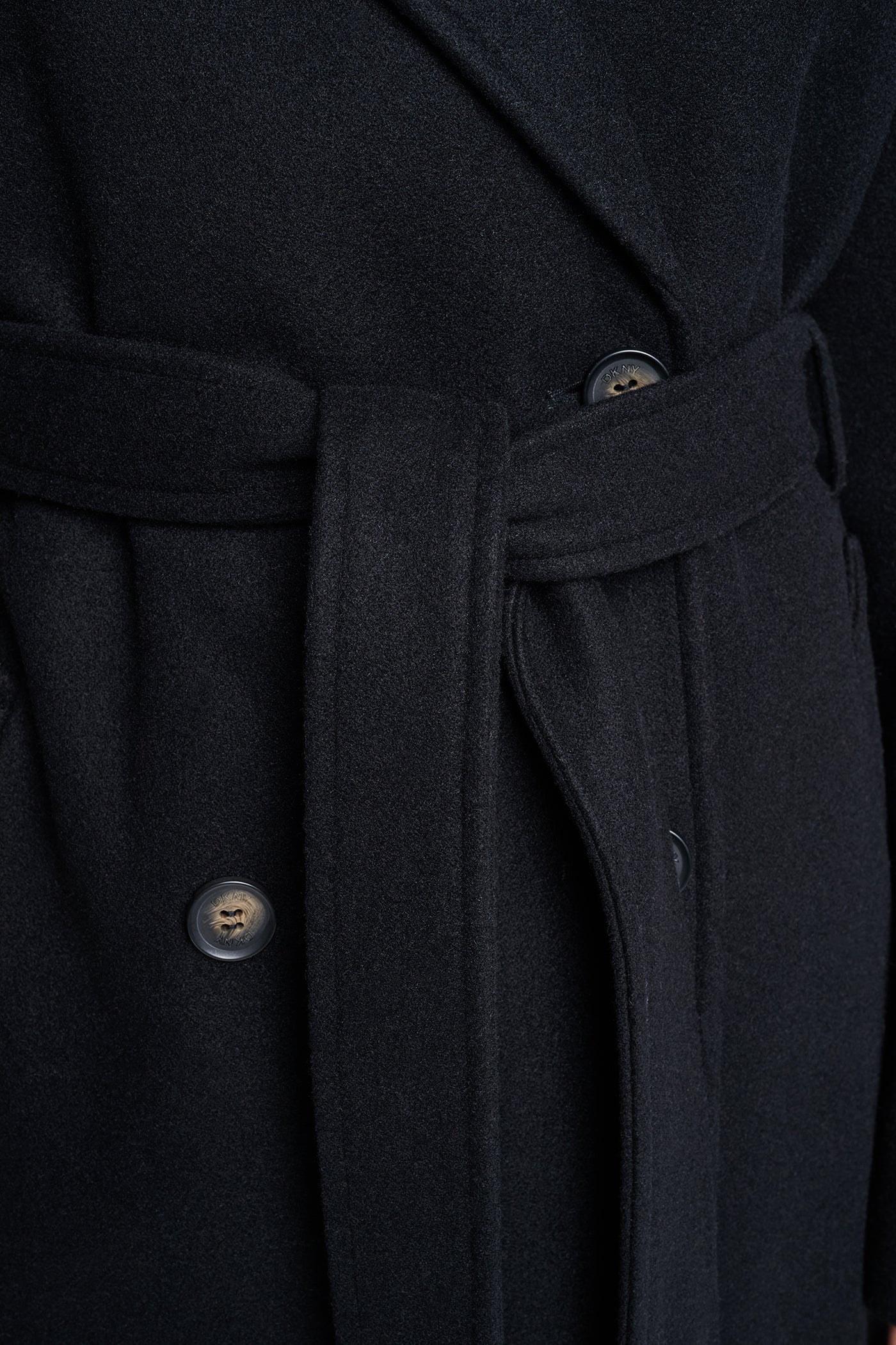 DOUBLE BREASTED WRAP COAT VIEW 9