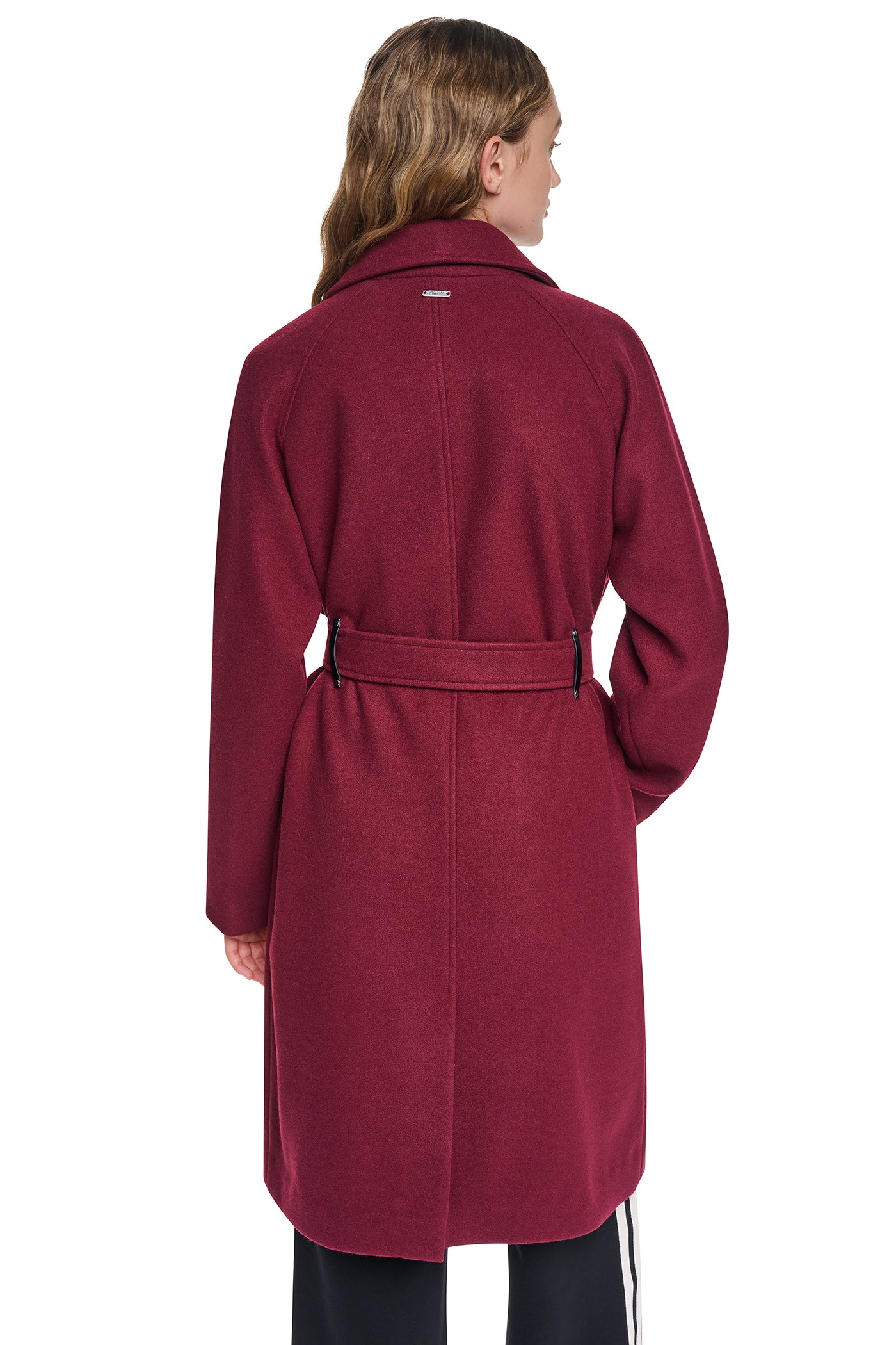 DOUBLE BREASTED WRAP COAT VIEW 2