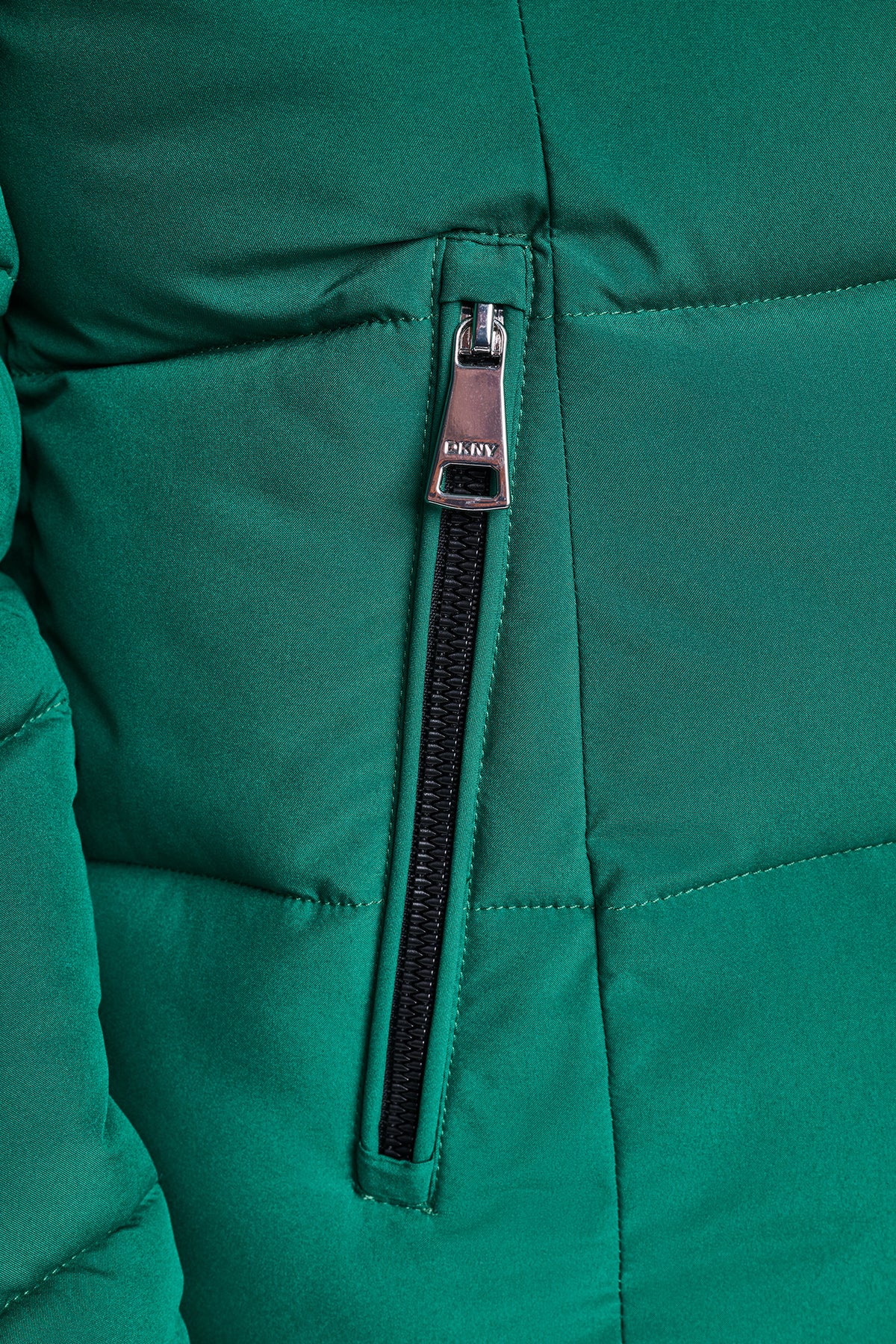 STRETCH HOODED PUFFER JACKET VIEW 2