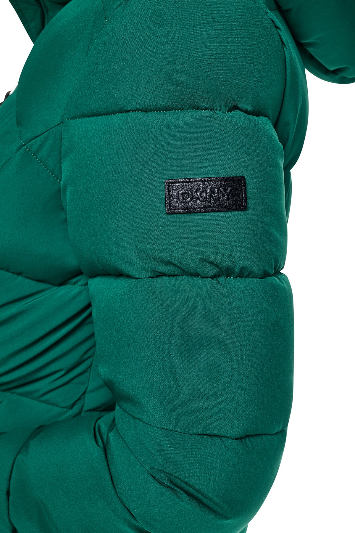 STRETCH HOODED PUFFER JACKET VIEW 2