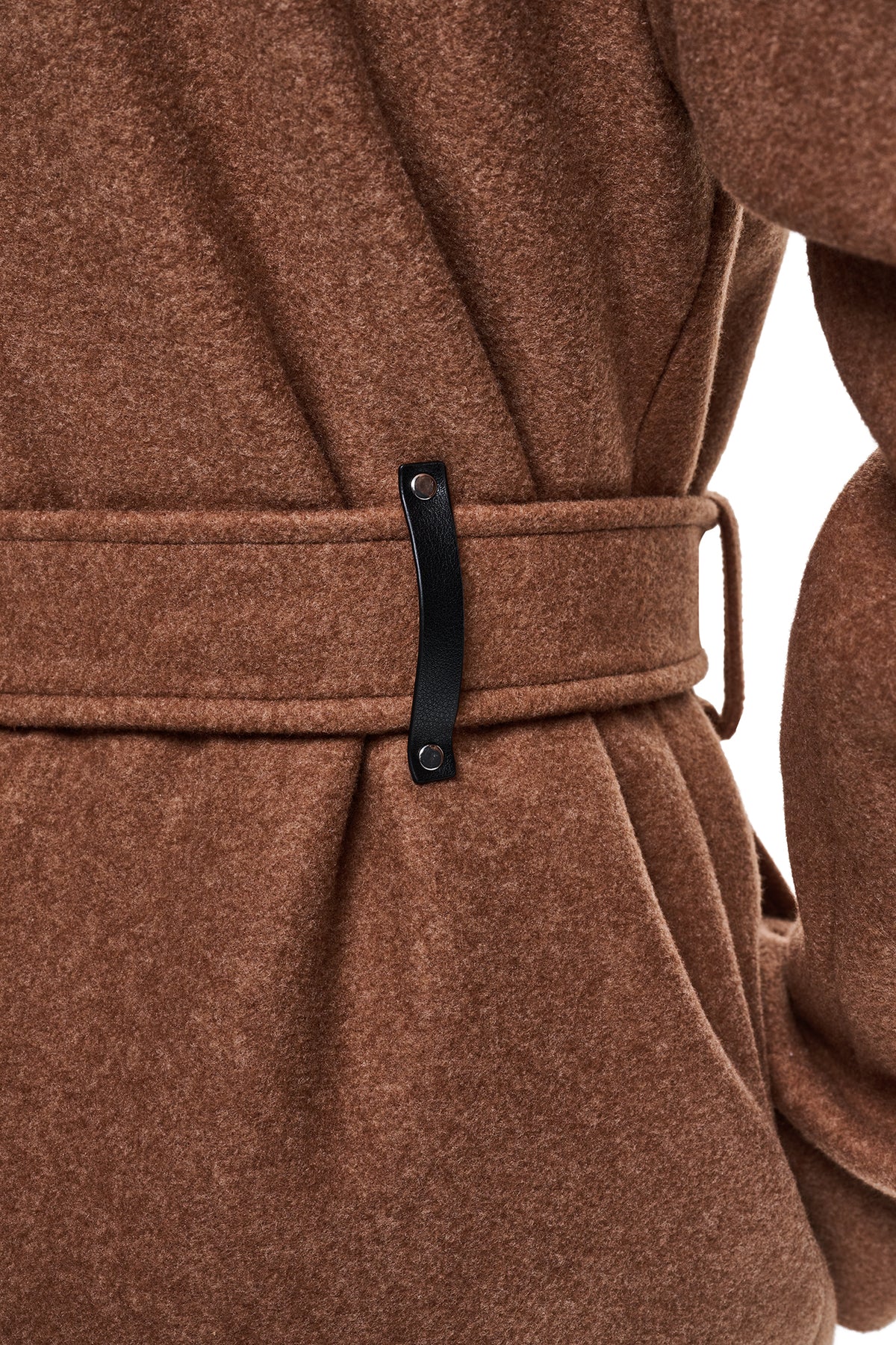 DOUBLE BREASTED WRAP COAT VIEW 2