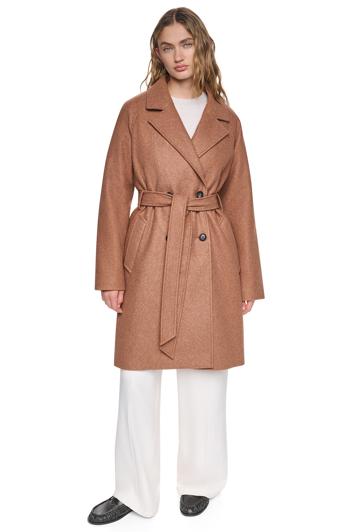 DOUBLE BREASTED WRAP COAT View 2 | Fall Collection