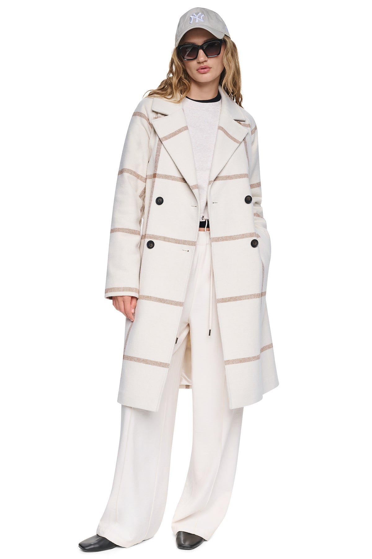 DOUBLE BREASTED WRAP COAT View 1 | All Products