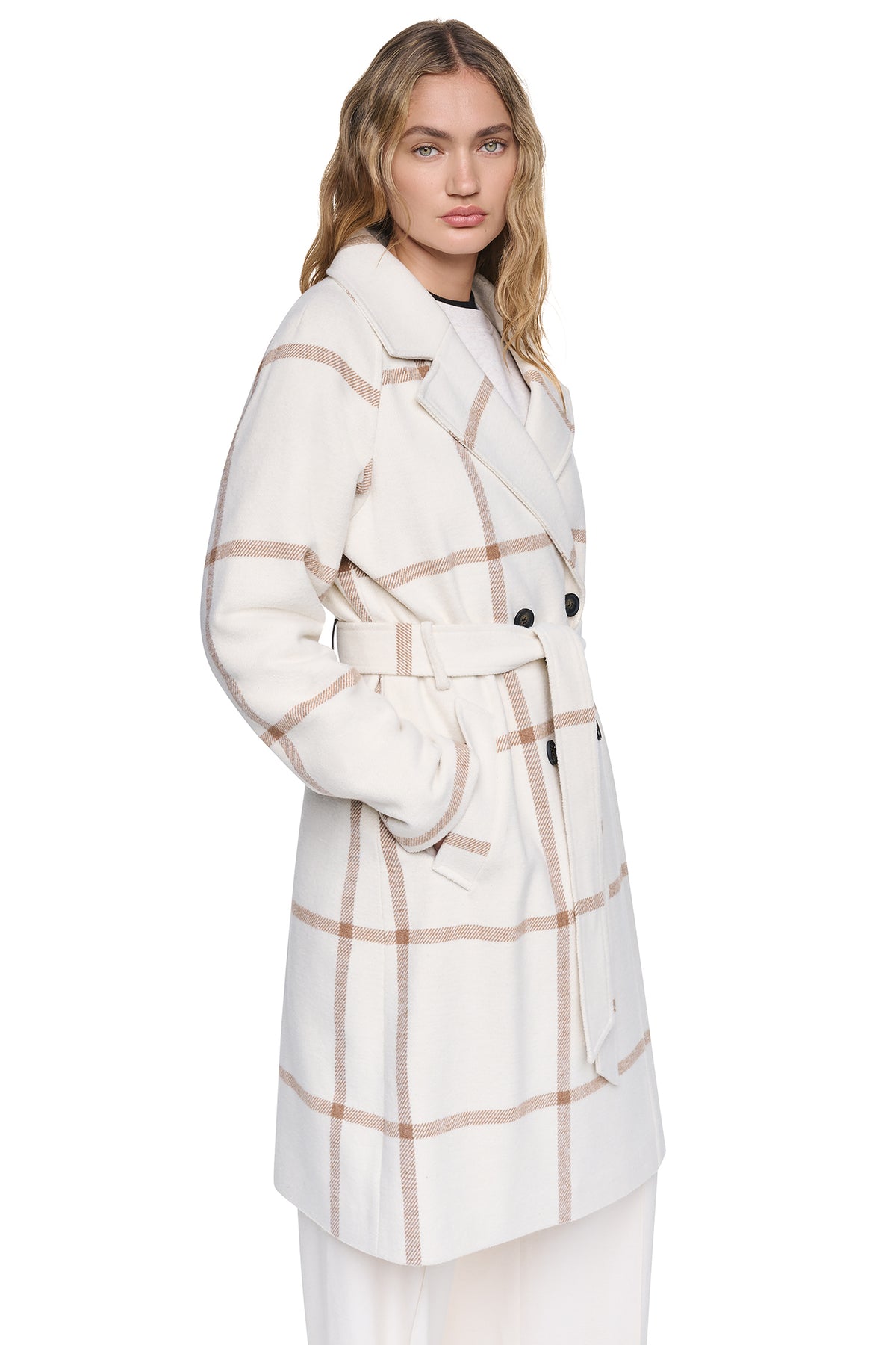 DOUBLE BREASTED WRAP COAT View 2 | All Products