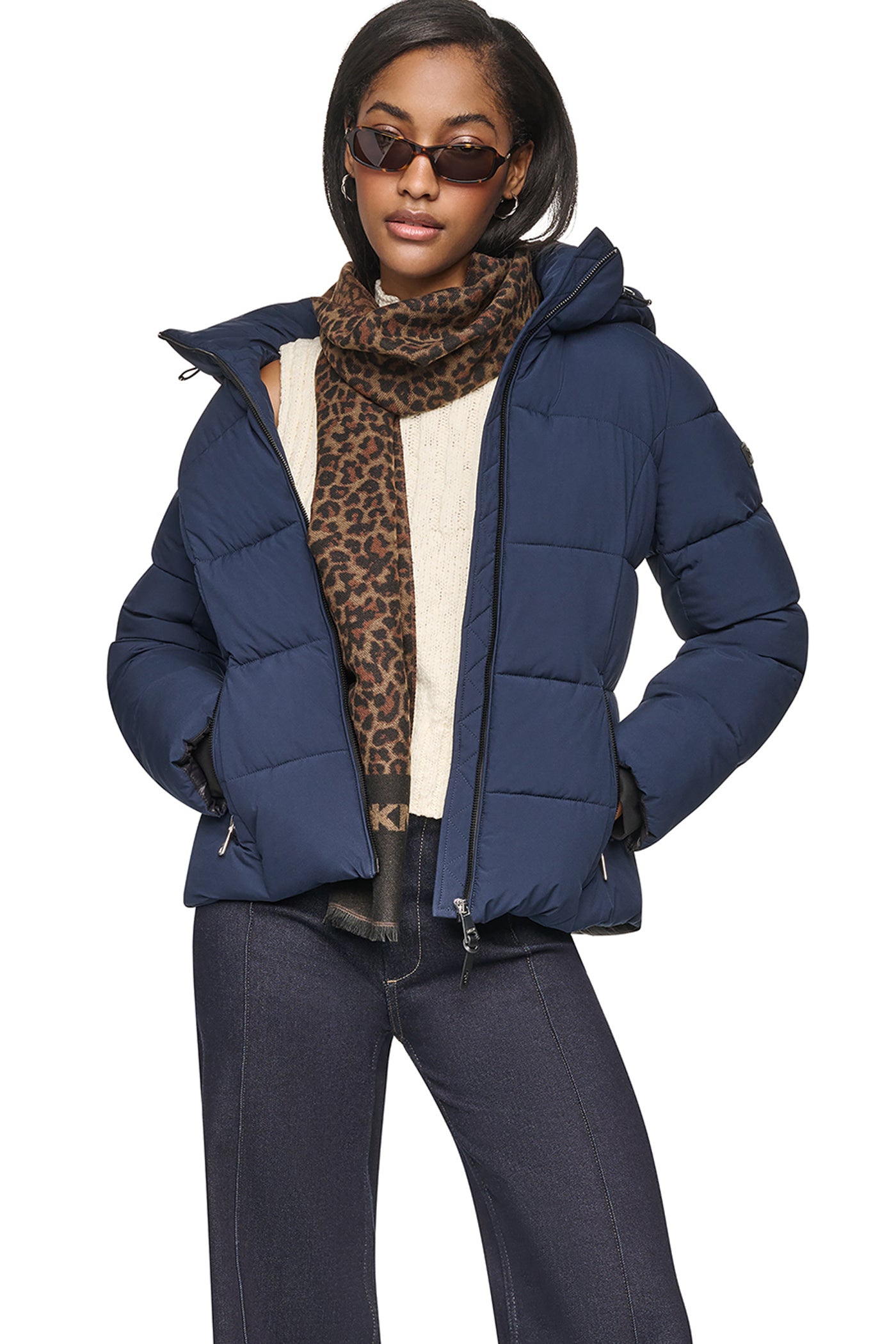 STRETCH PUFFER JACKET VIEW 1