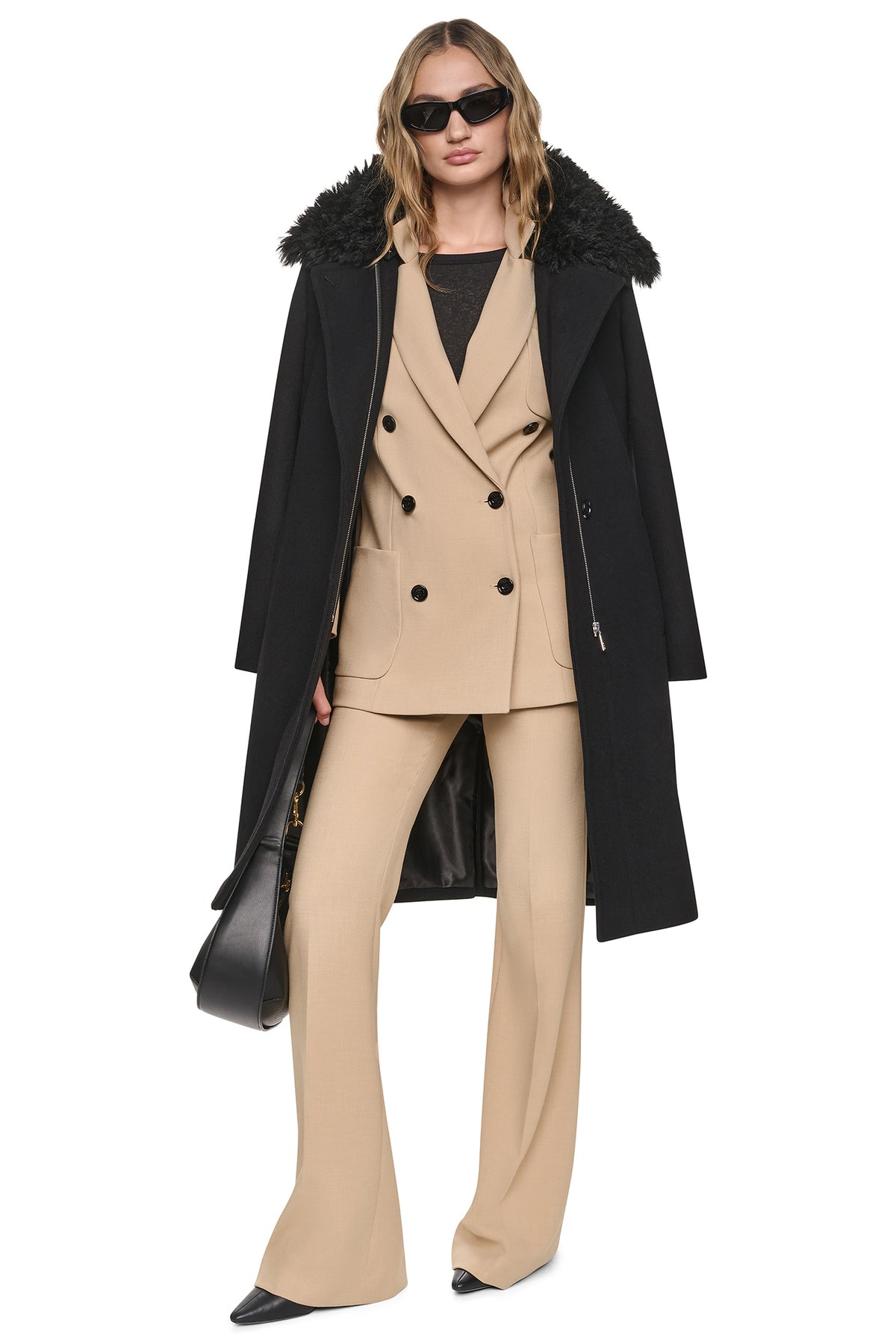 WOOL-BLEND LONG COAT VIEW 2