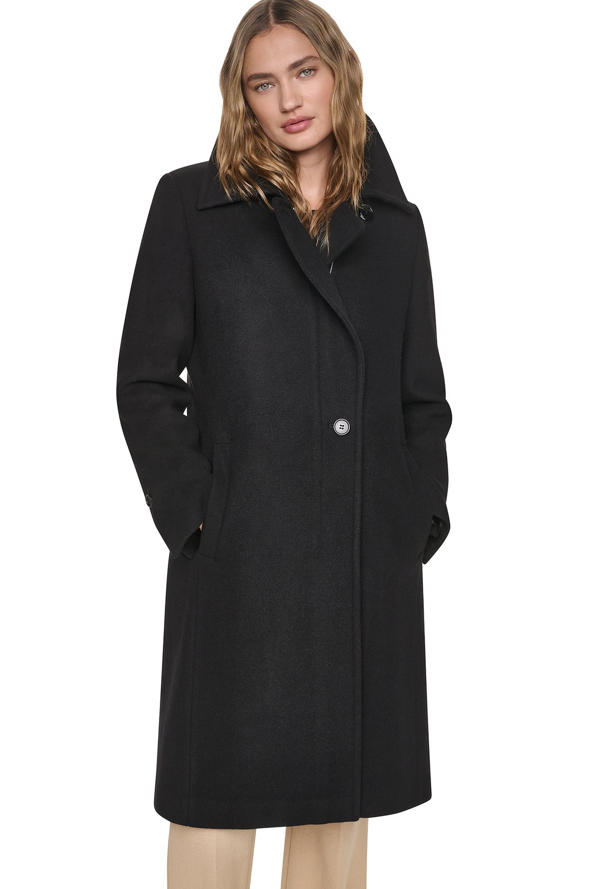 WOOL-BLEND LONG COAT VIEW 2