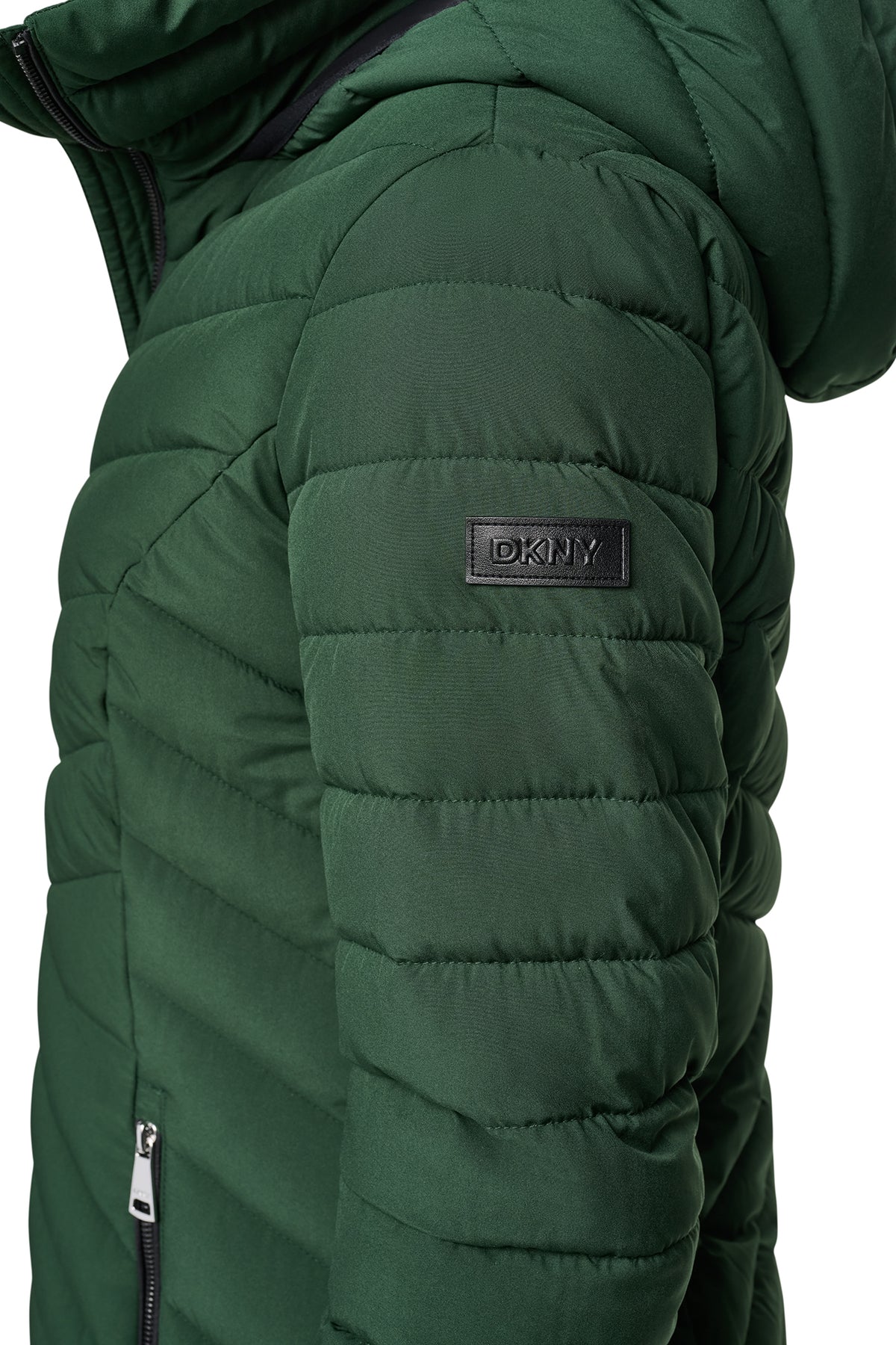 BIB FRONT HOODED PUFFER VIEW 2