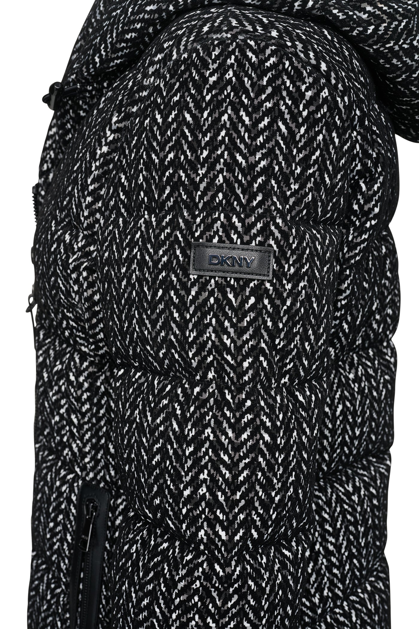 LONG HOODED PUFFER COAT VIEW 9