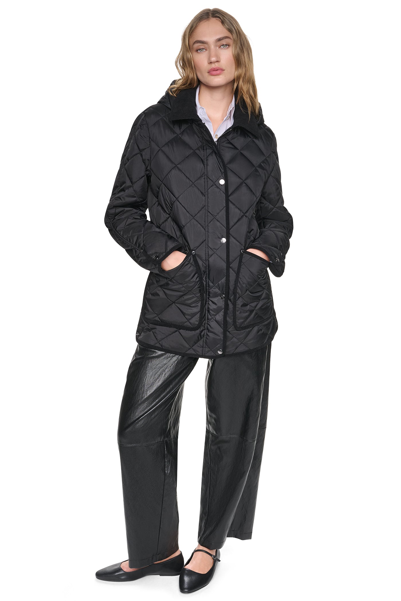 QUILTED BARN JACKET VIEW 5