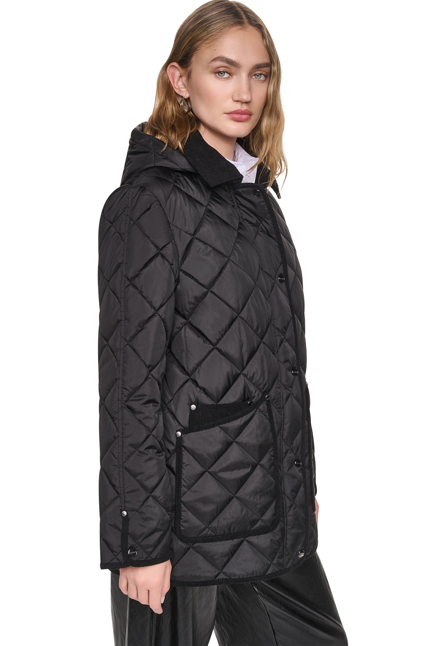 QUILTED BARN JACKET VIEW 4