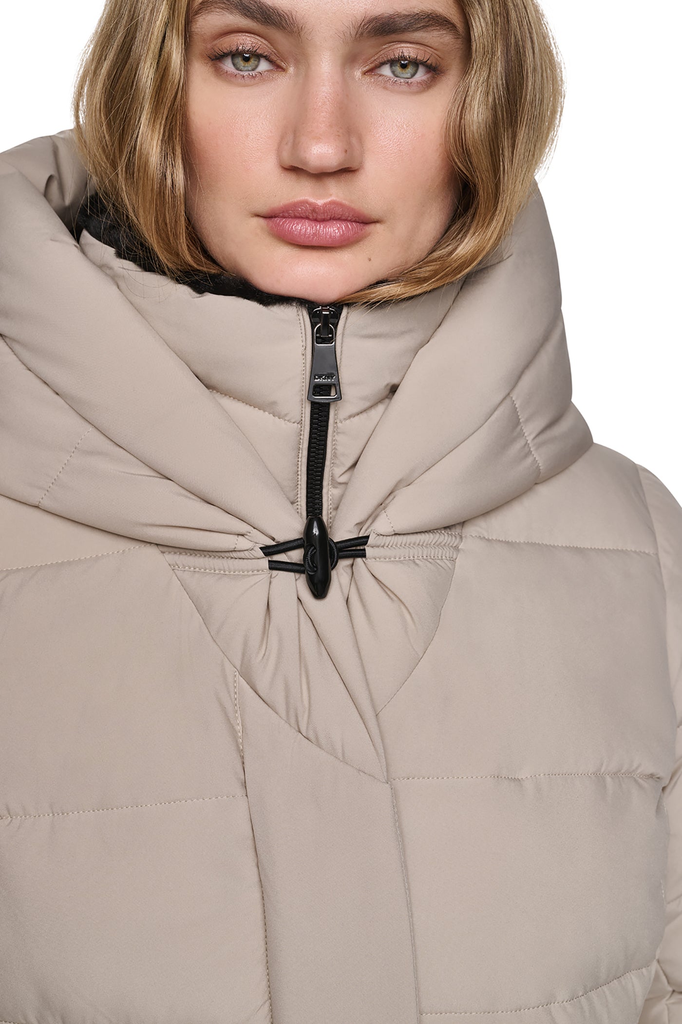 LONG BELTED LAYERED PUFFER VIEW 9