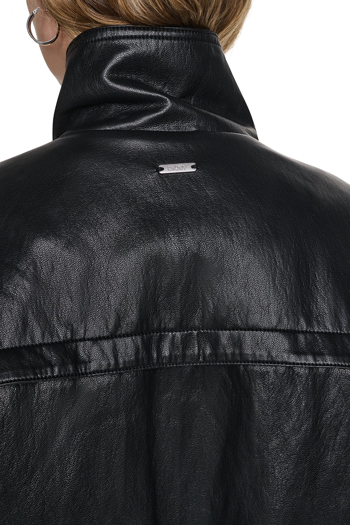 VEGAN LEATHER BOMBER VIEW 2