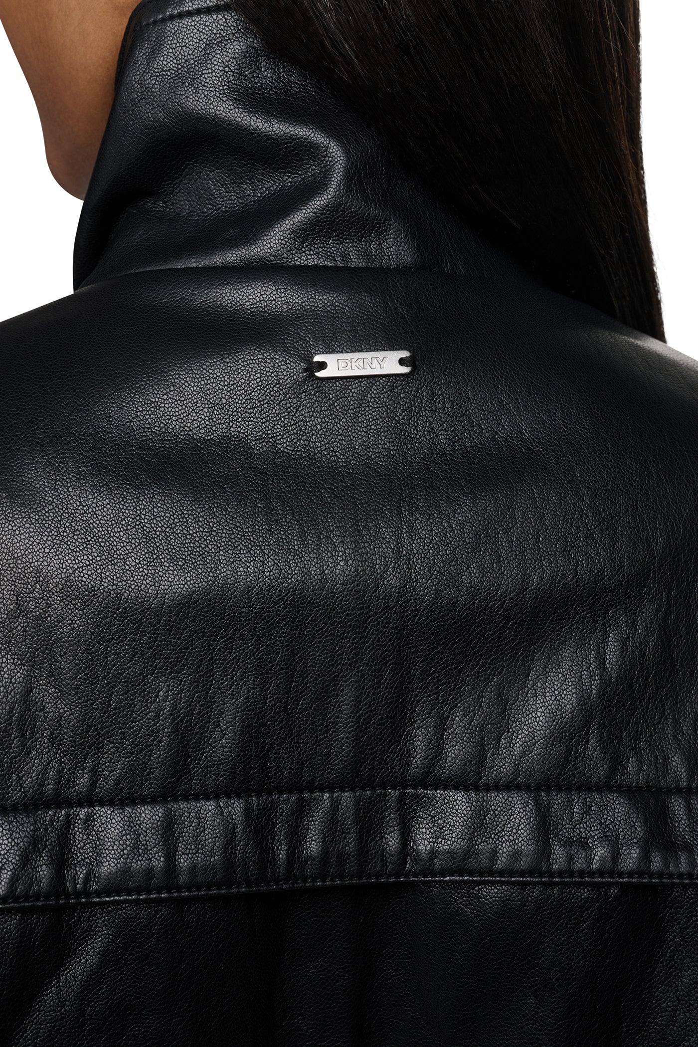 FAUX LEATHER BOMBER VIEW 9