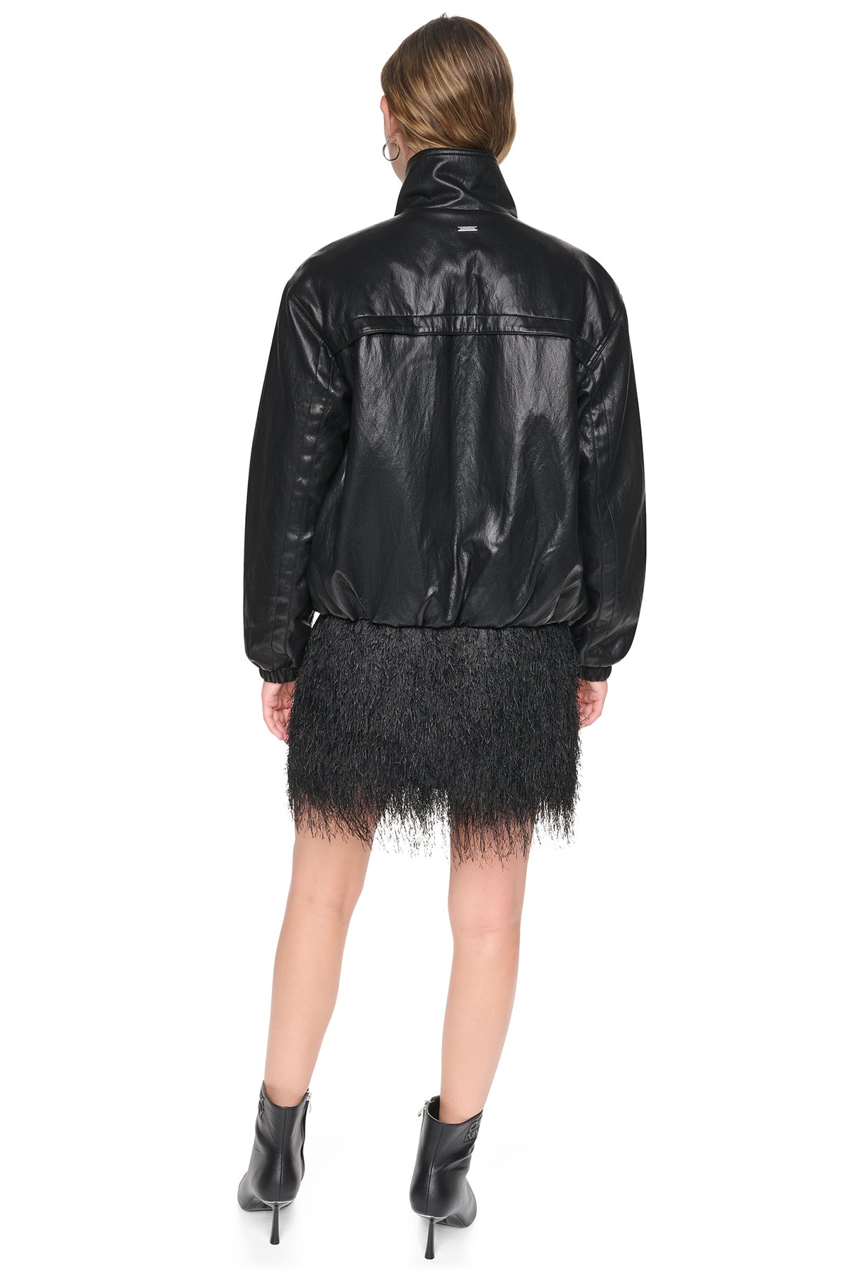 VEGAN LEATHER BOMBER VIEW 2