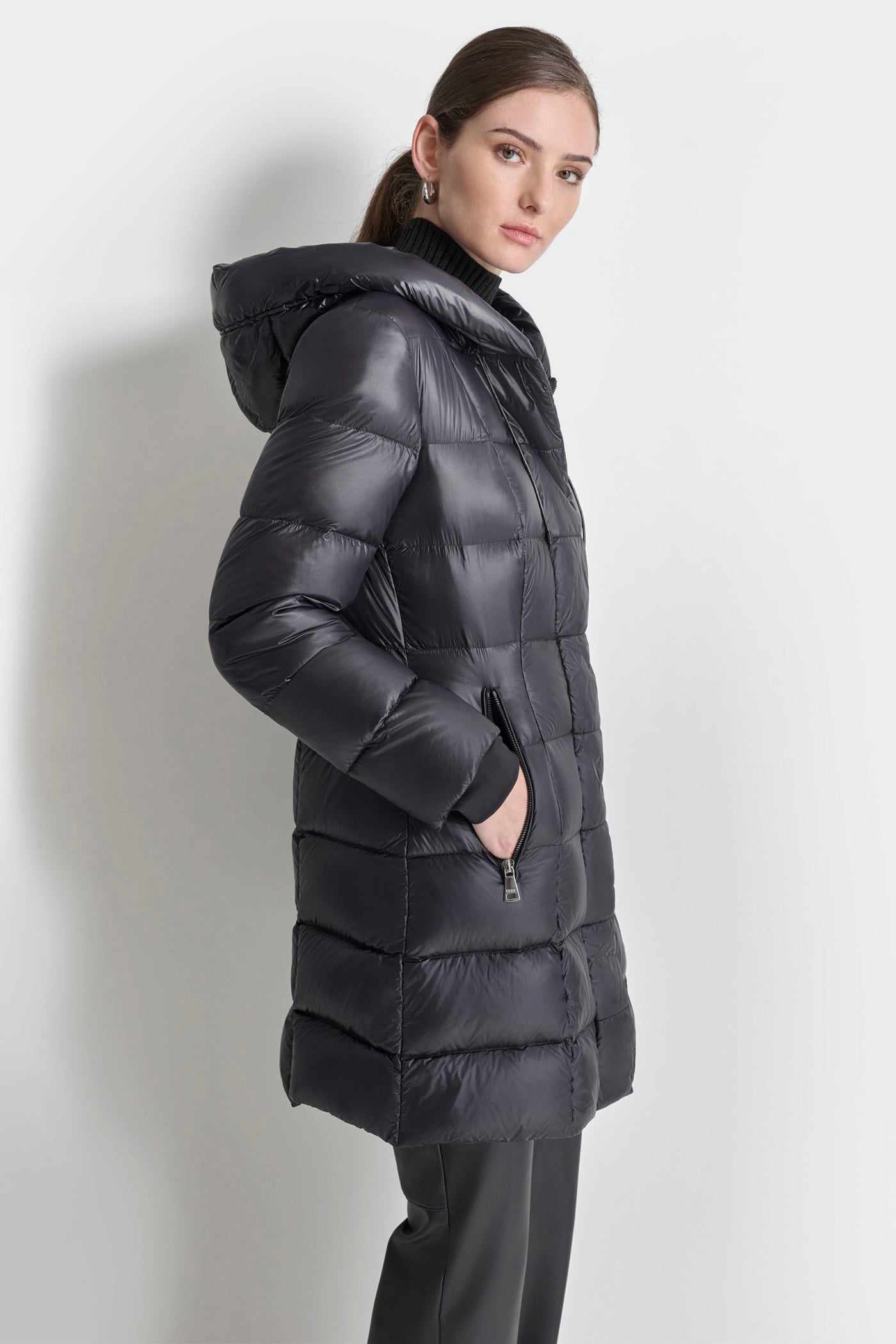 DOWN FILLED LONG PUFFER VIEW 6 | Not Clearance or Preorder