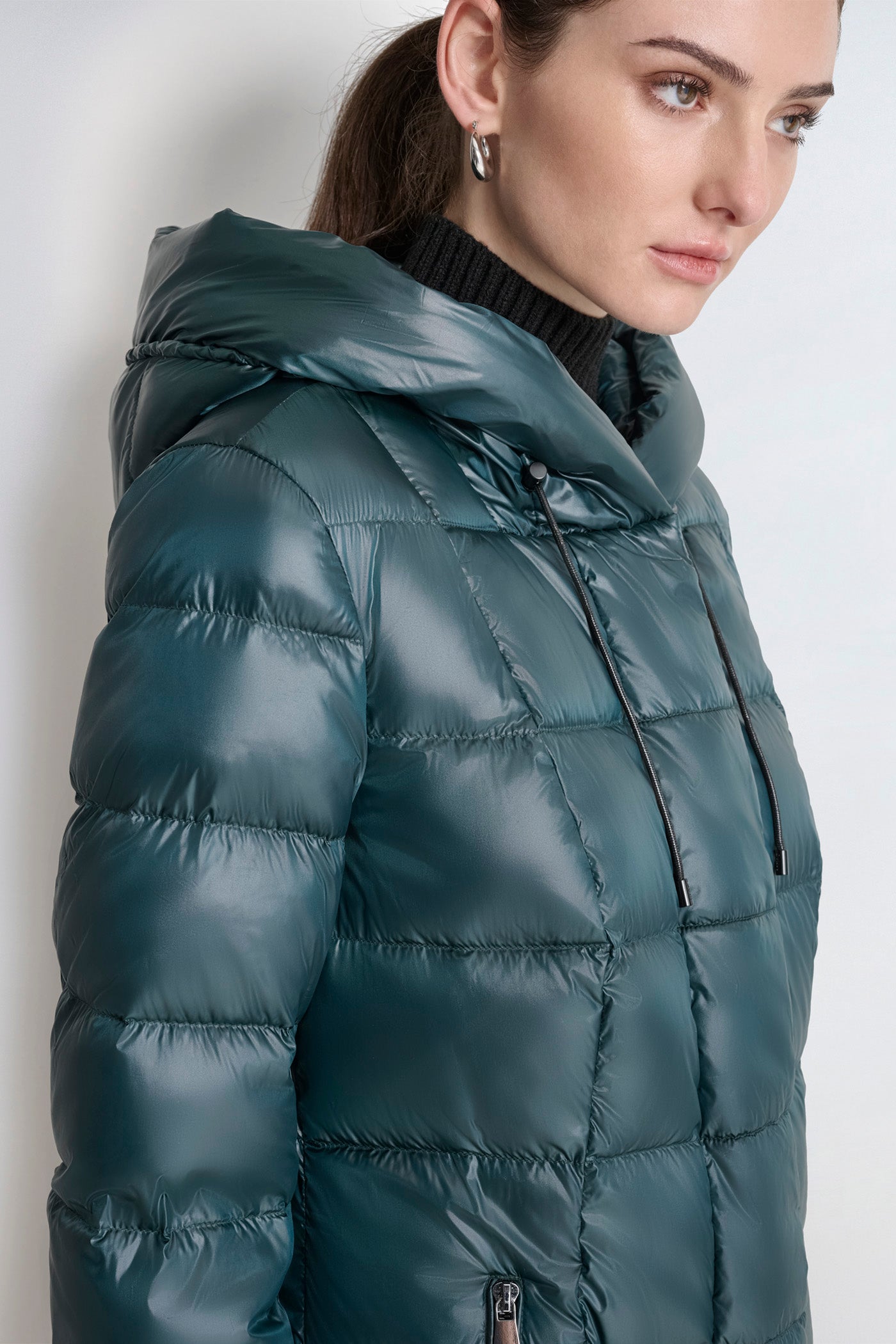 DOWN FILLED LONG PUFFER VIEW 4 | Not Clearance or Preorder