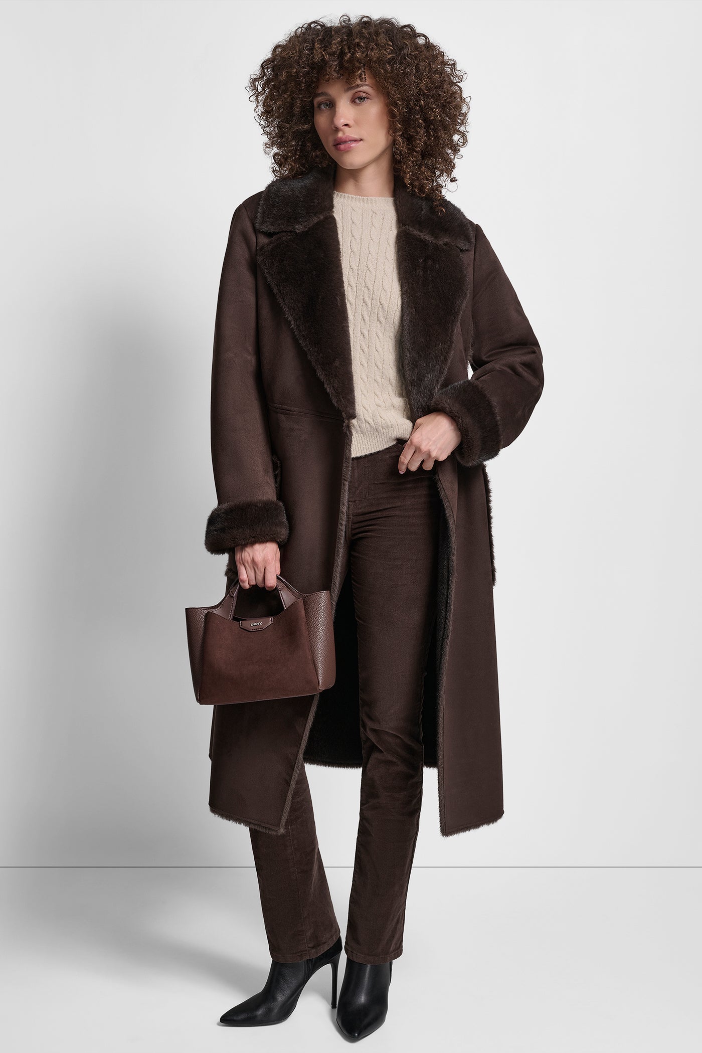 MAXI FAUX MIND BONDED SUEDE VIEW 7 | All Products