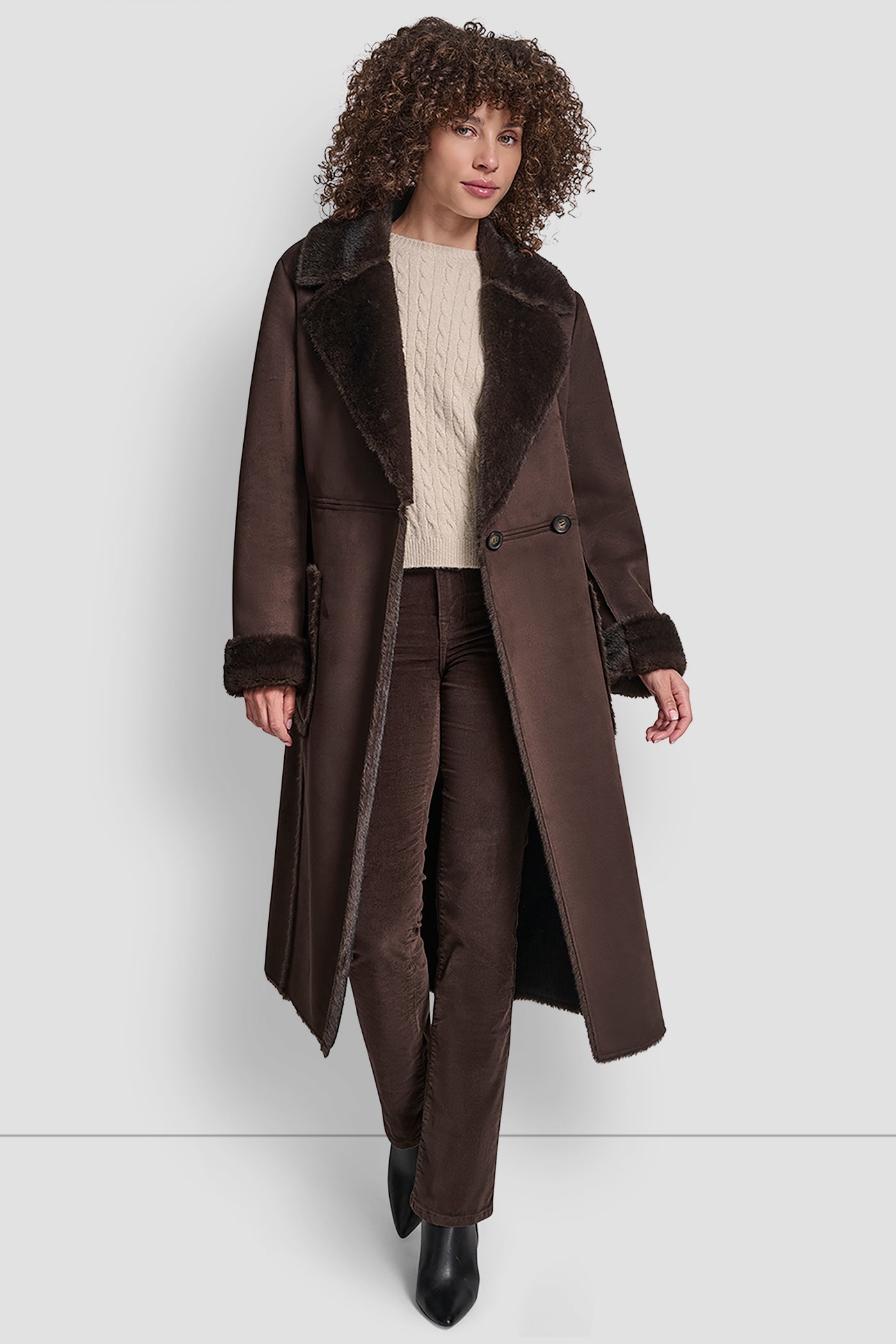 MAXI FAUX MIND BONDED SUEDE VIEW 8 | All Products