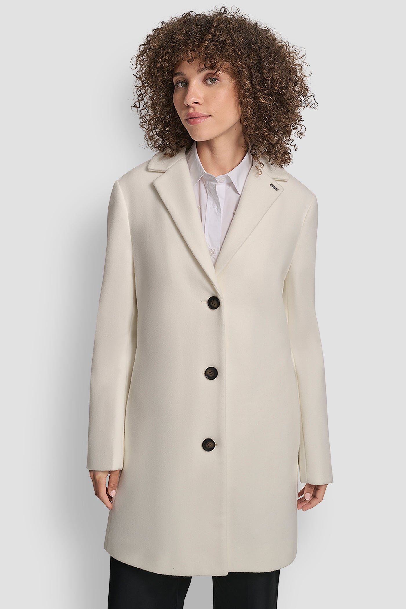 LONG SLEEVE BLAZER COAT VIEW 4 | DKNY Promo