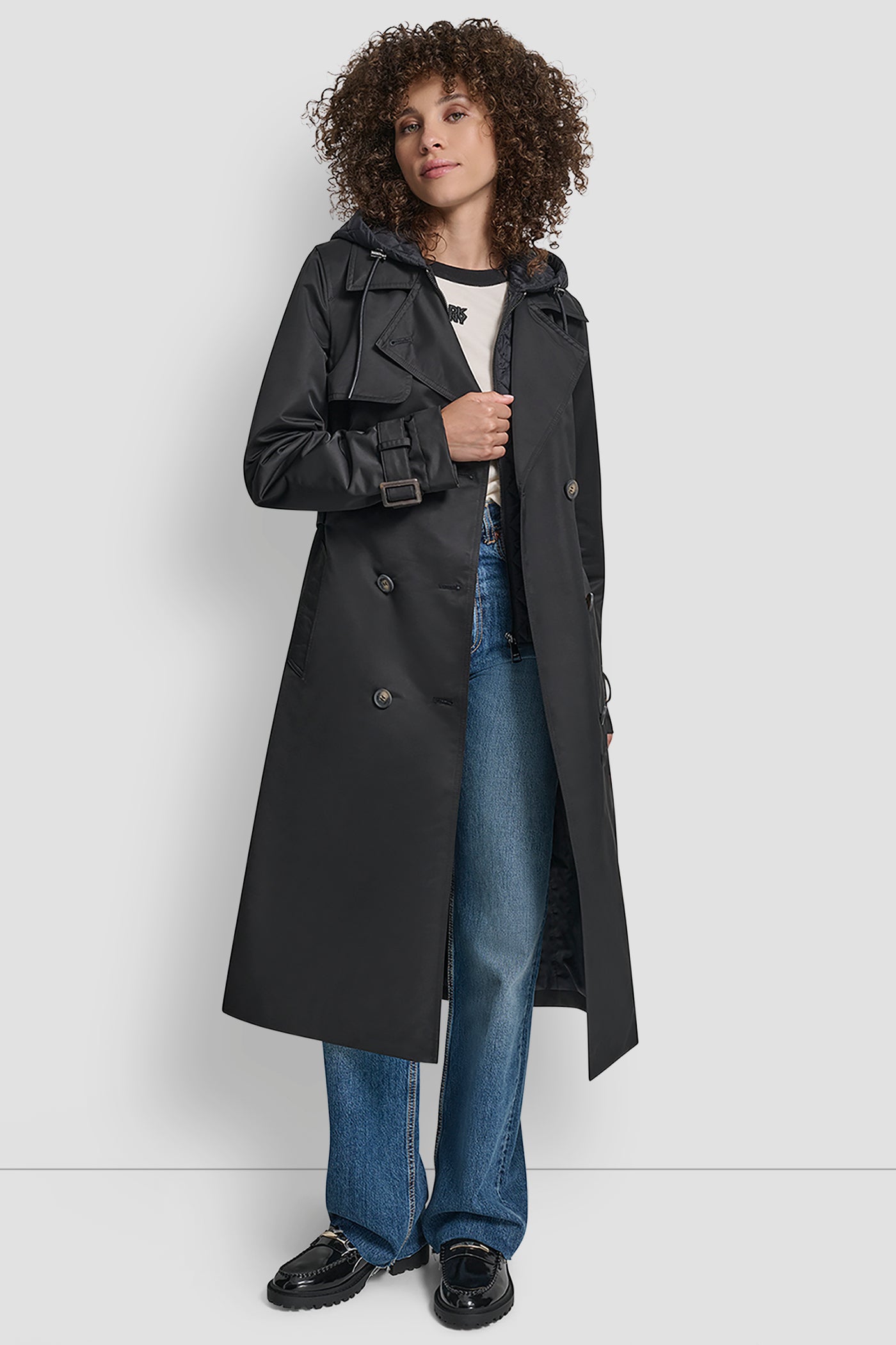 LONG TRENCH COAT VIEW 7 | DKNY Promo