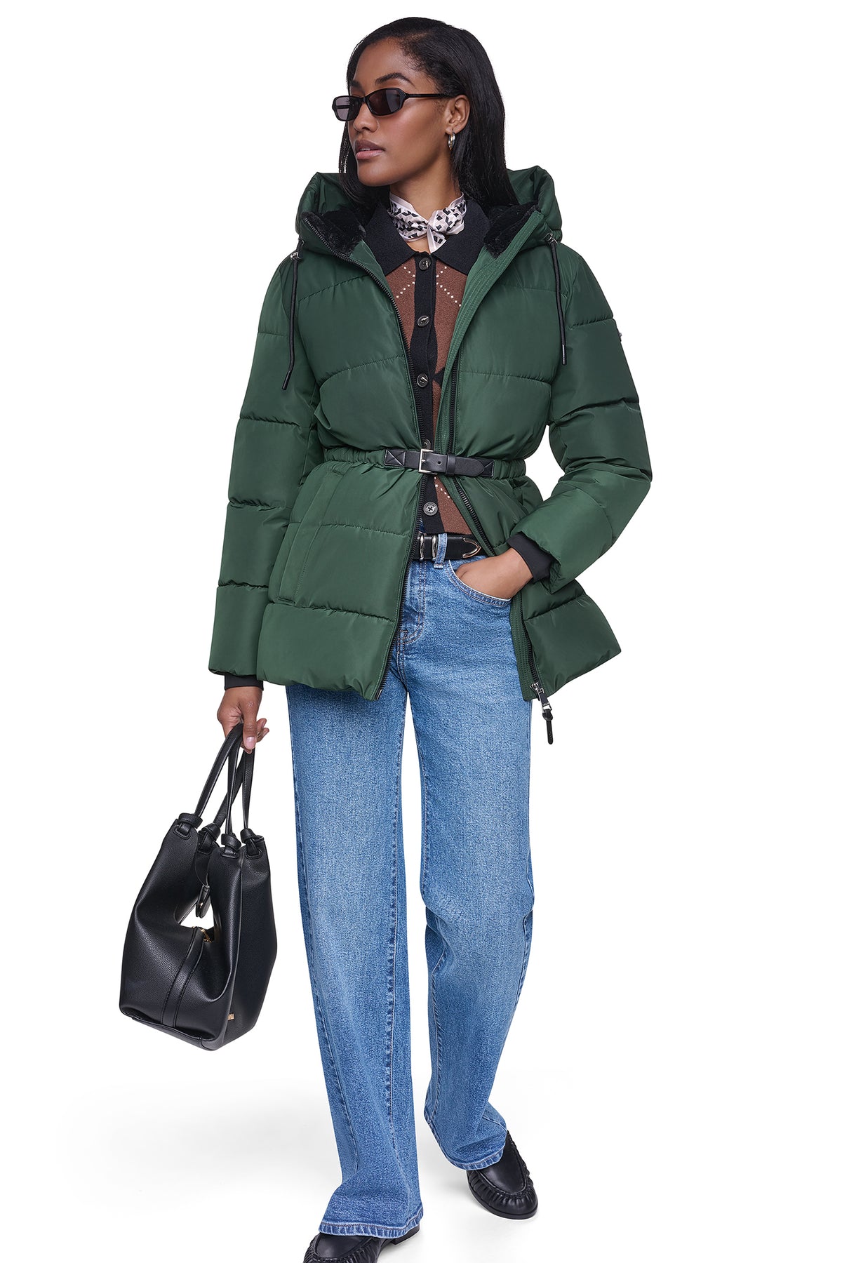 BELTED PUFFER VIEW 2