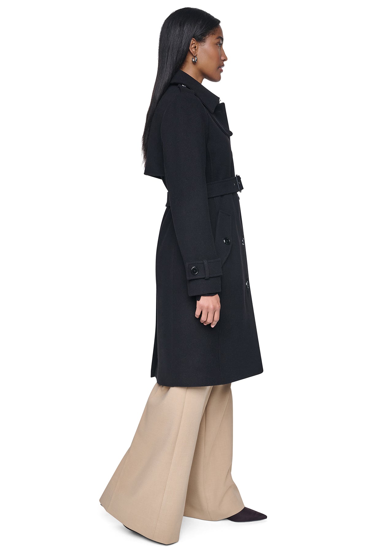 WOOL-BLEND TRENCH COAT VIEW 2