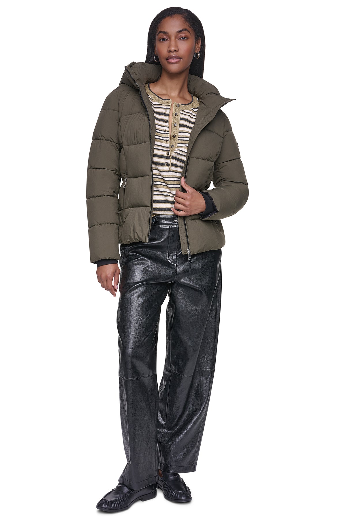 STRETCH PUFFER JACKET VIEW 2