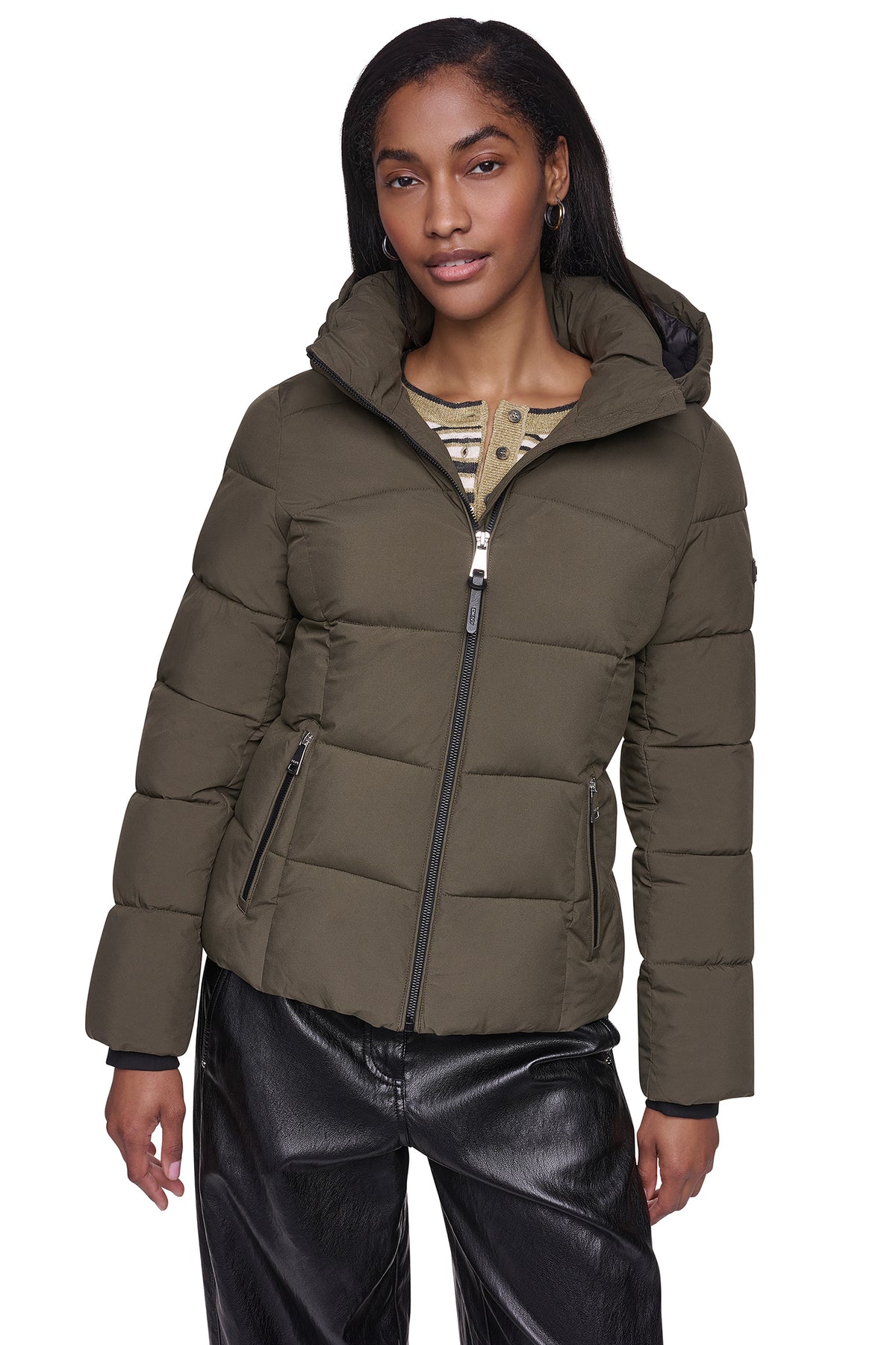 STRETCH PUFFER JACKET VIEW 1