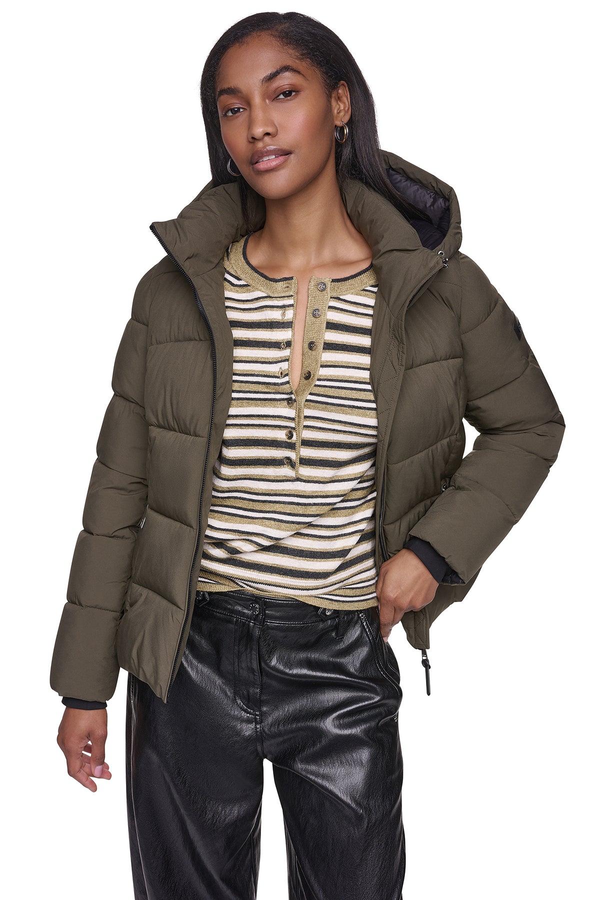 STRETCH PUFFER JACKET VIEW 2