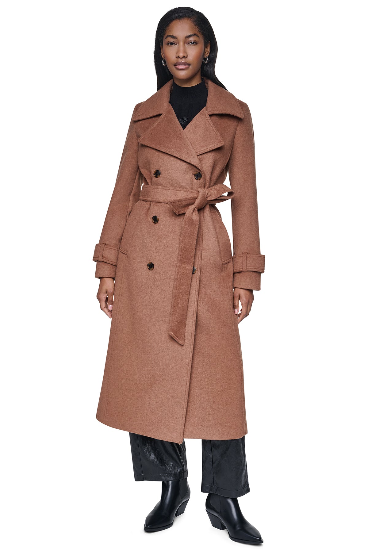 DOUBLE BREASTED WOOL-BLEND COAT View 1 | All Products
