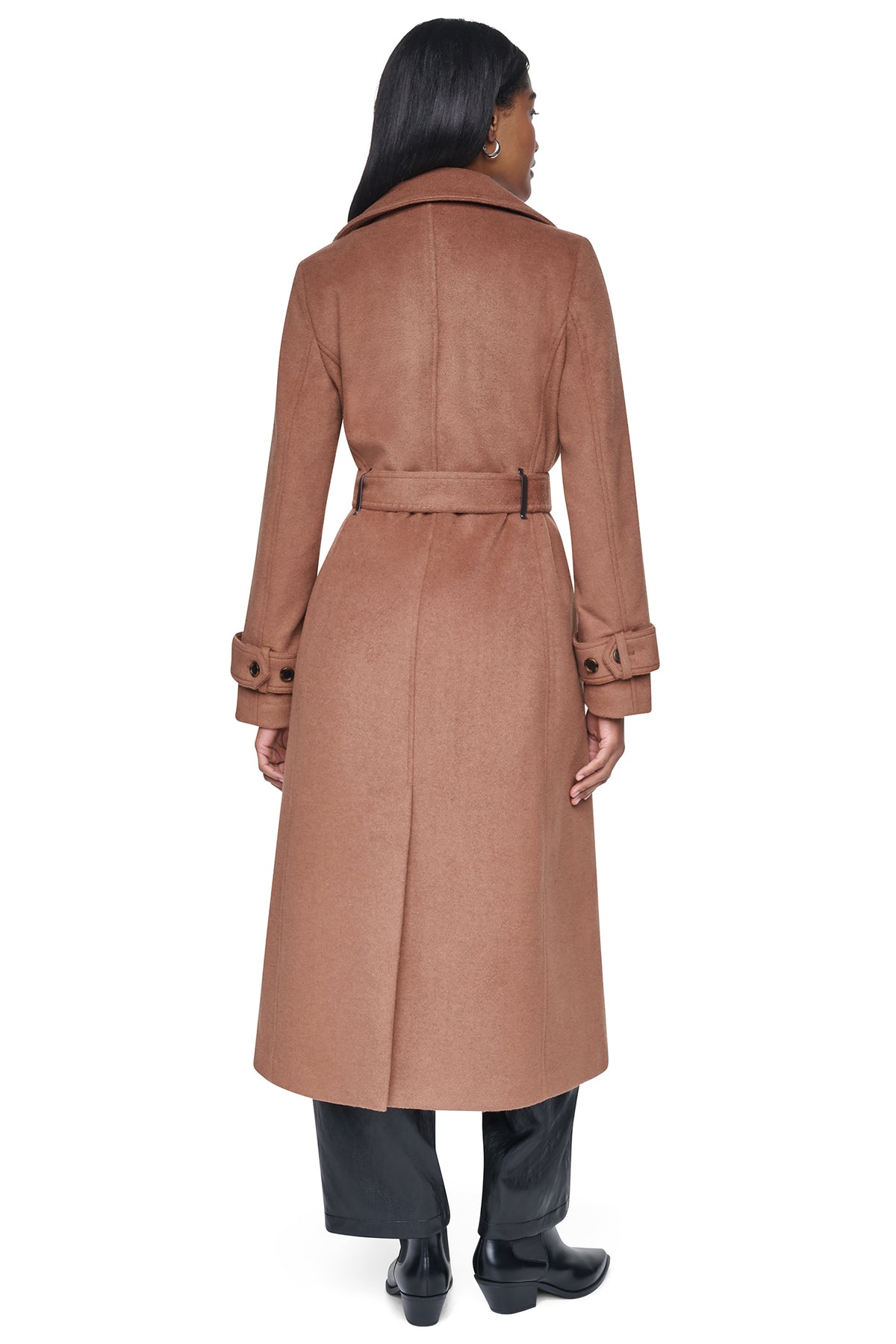 DOUBLE BREASTED WOOL-BLEND COAT VIEW 2