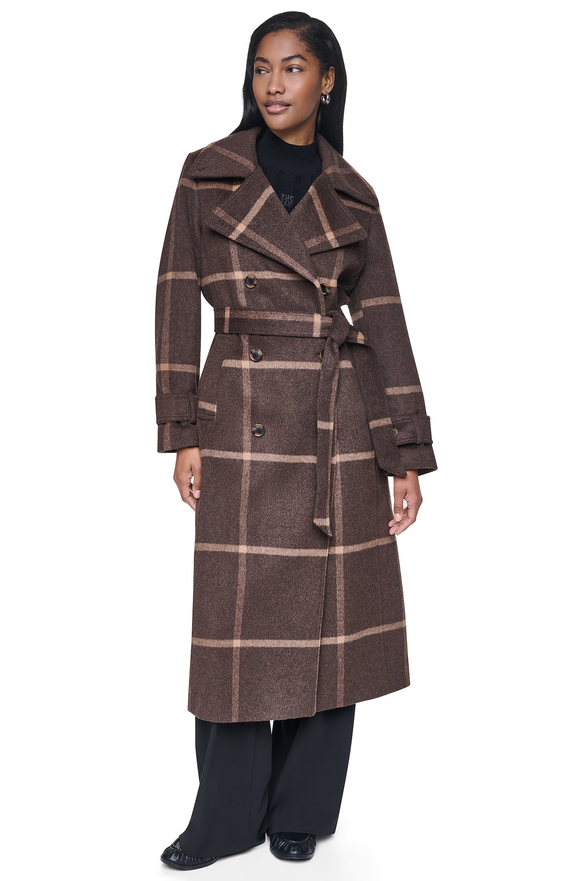 DOUBLE BREASTED WOOL-BLEND COAT View 1 | All Products