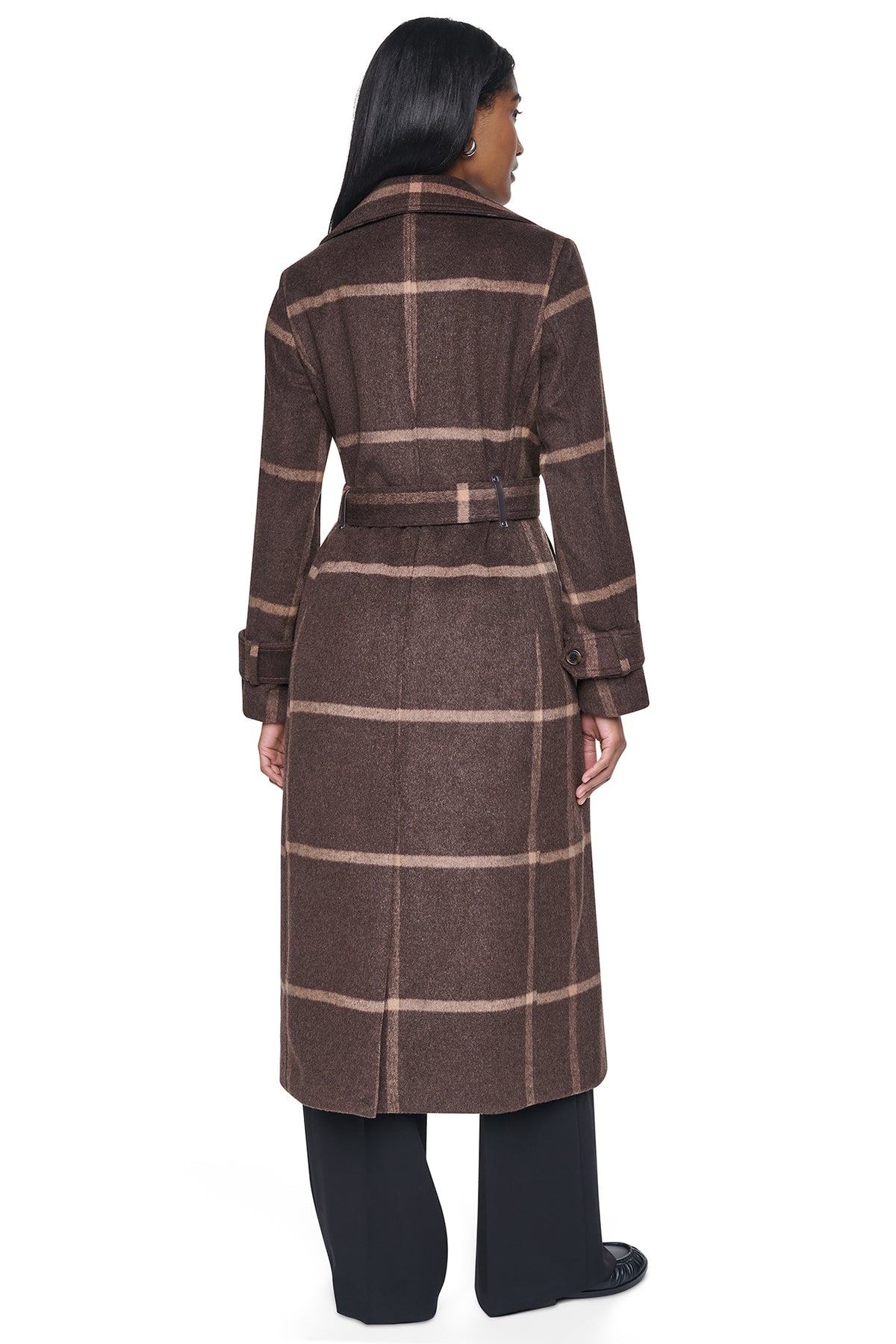DOUBLE BREASTED WOOL-BLEND COAT VIEW 2