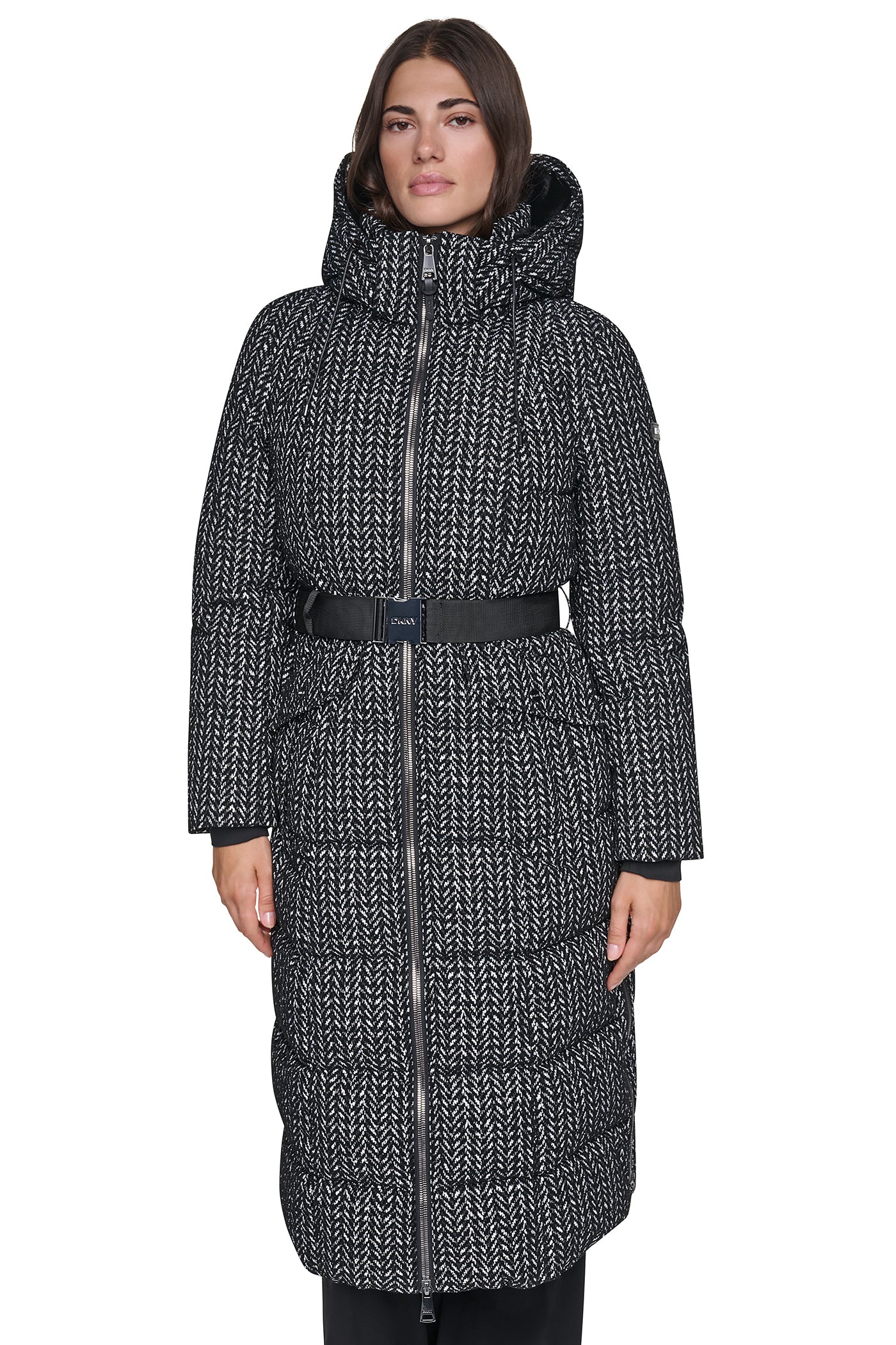 MAXI PUFFER WITH BELT VIEW 5