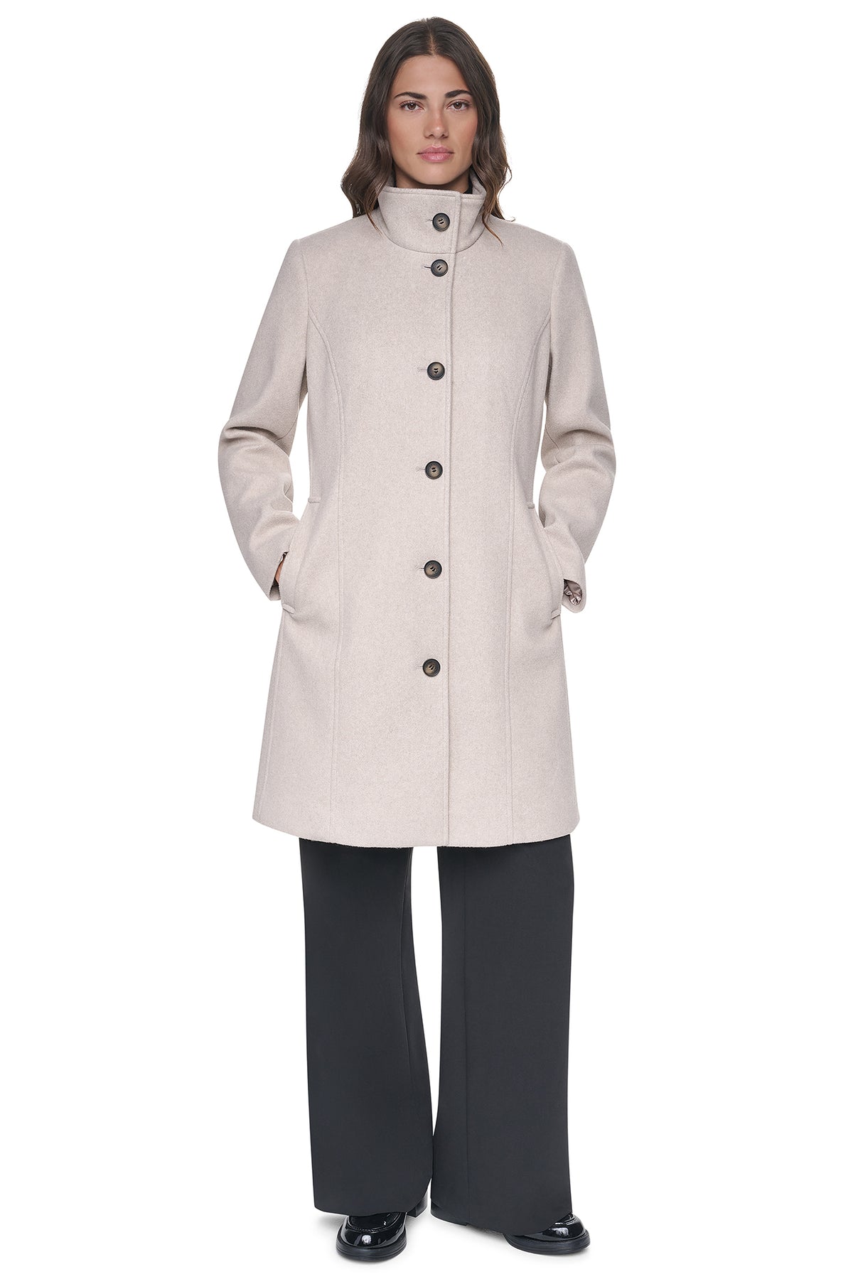 CLASSIC STAND COLLAR TAILORED WALKER VIEW 2
