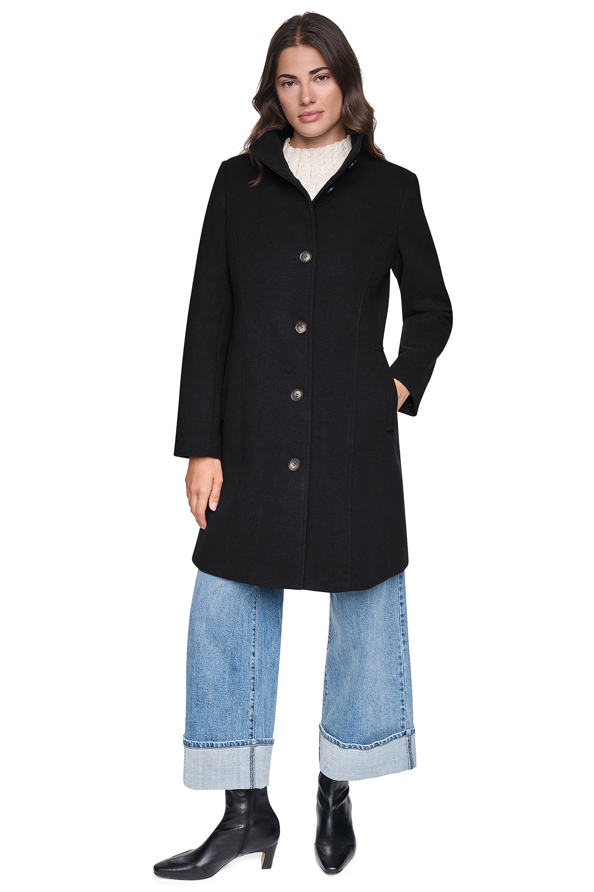 CLASSIC STAND COLLAR TAILORED WALKER VIEW 2