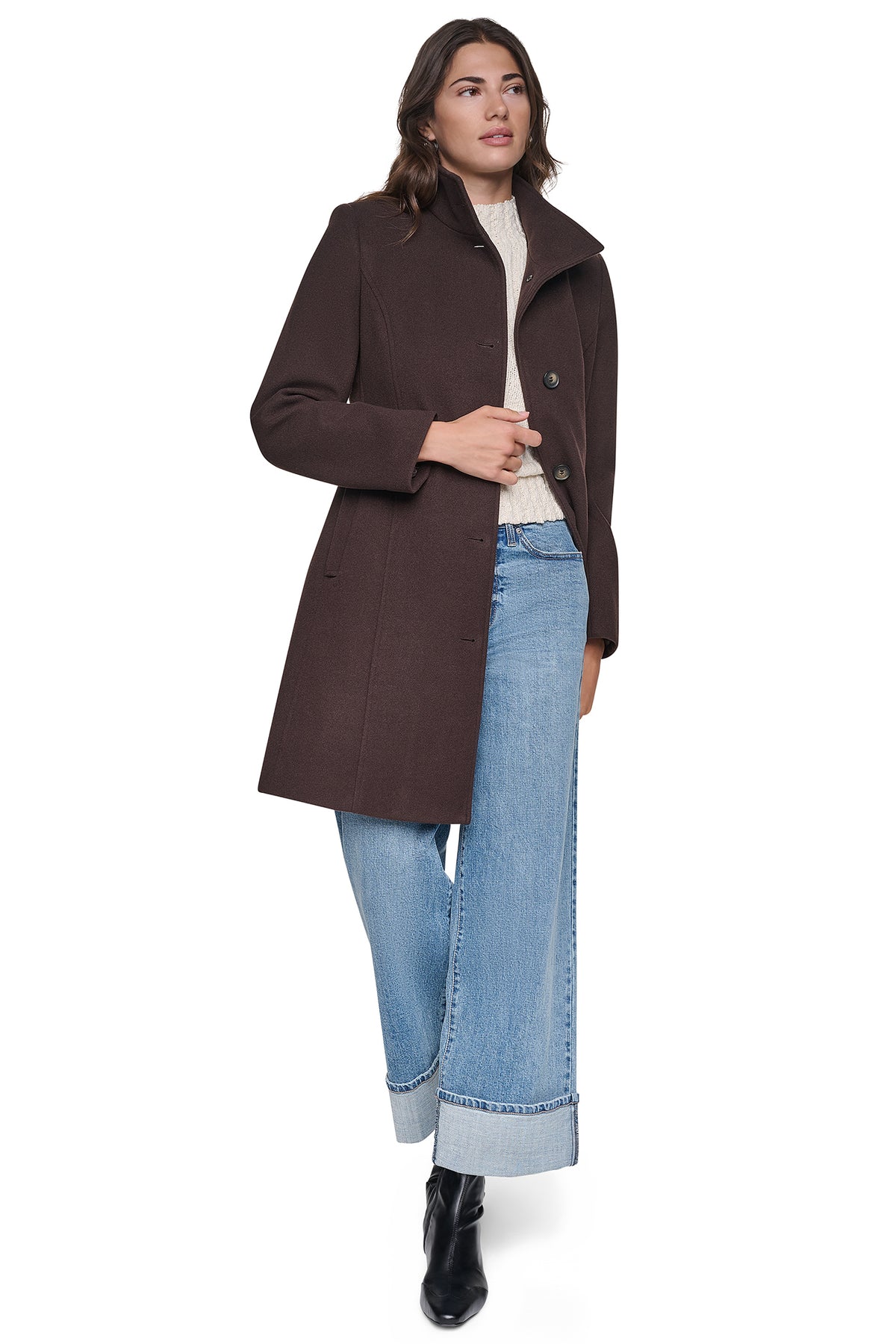 CLASSIC STAND COLLAR TAILORED WALKER VIEW 2