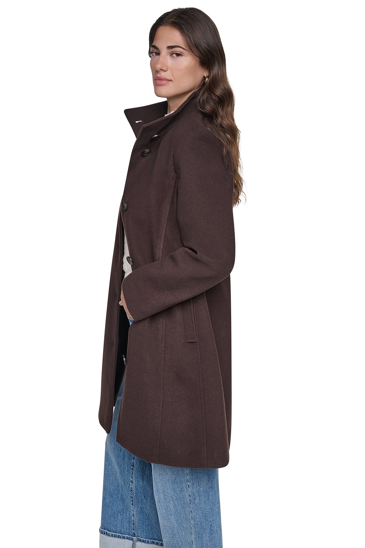 CLASSIC STAND COLLAR TAILORED WALKER VIEW 2