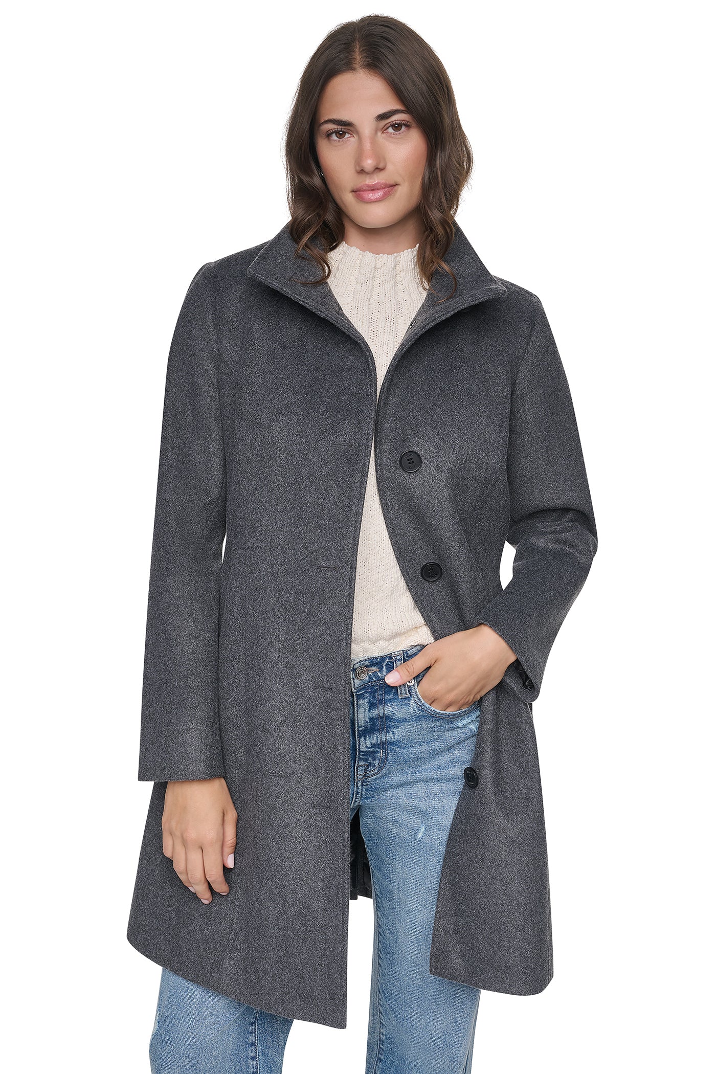 STAND COLLAR COAT VIEW 6