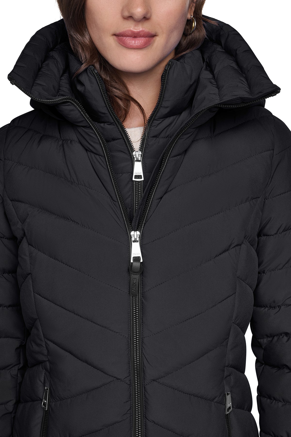 LIGHT WEIGHT PUFFER WITH BIB VIEW 2