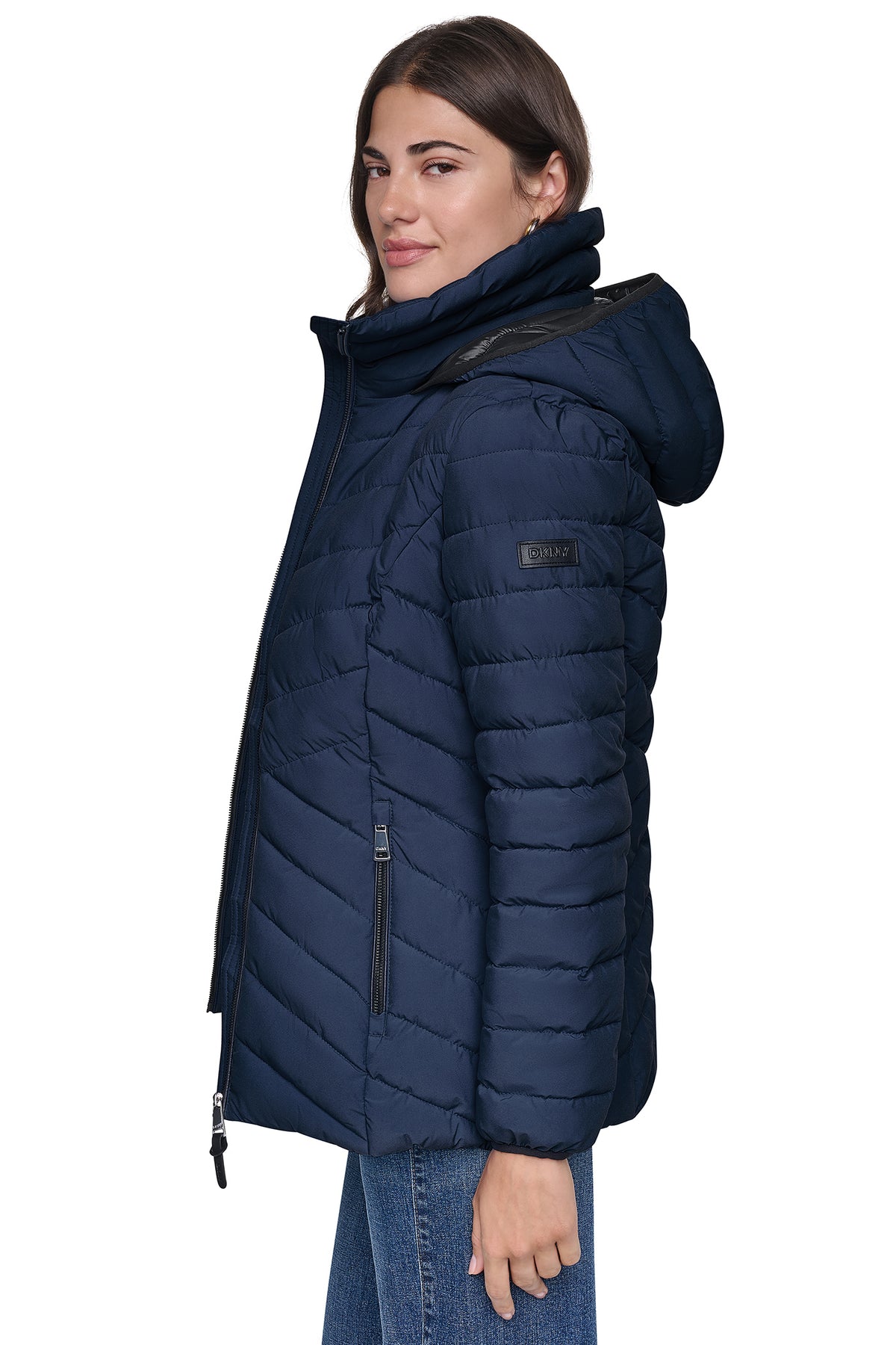 LIGHT WEIGHT PUFFER WITH BIB VIEW 2