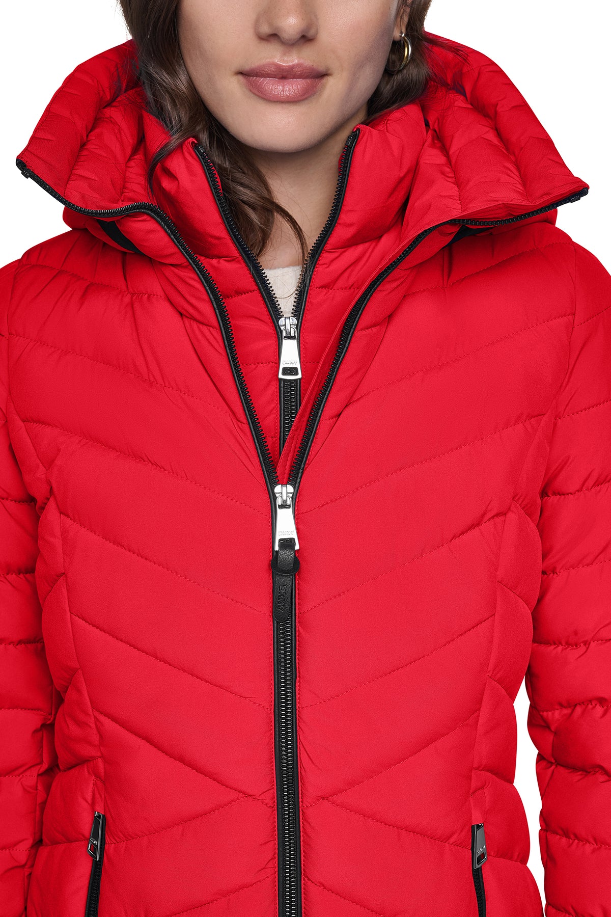 LIGHT WEIGHT PUFFER WITH BIB VIEW 2