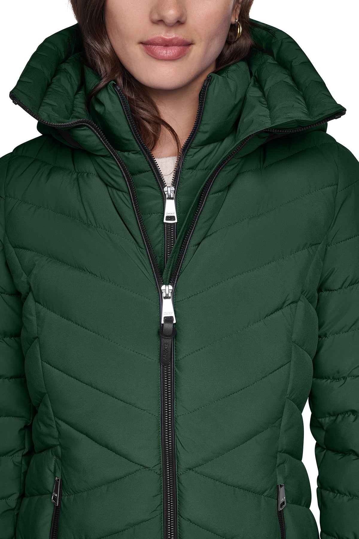 LIGHT WEIGHT PUFFER WITH BIB VIEW 2